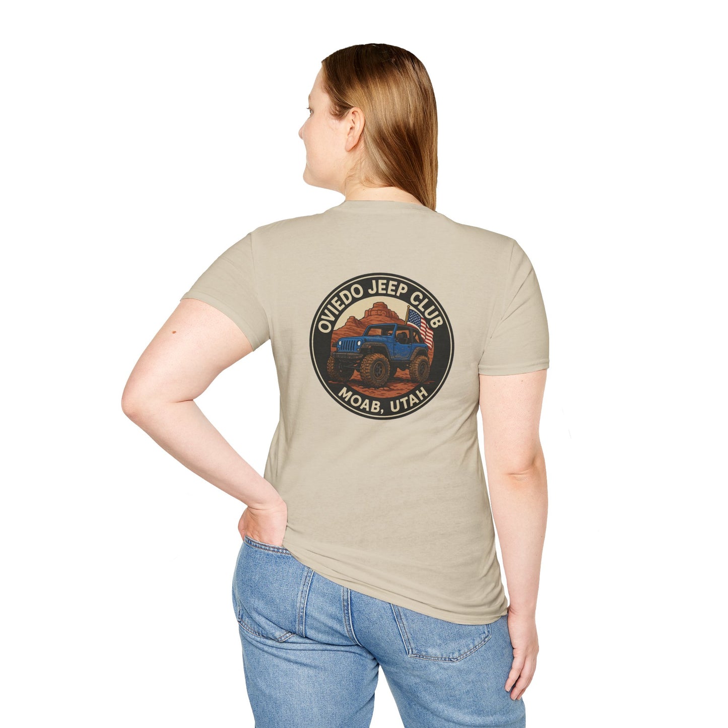 Oviedo Jeep Club Adventure Jeep Club Softstyle Unisex Tee