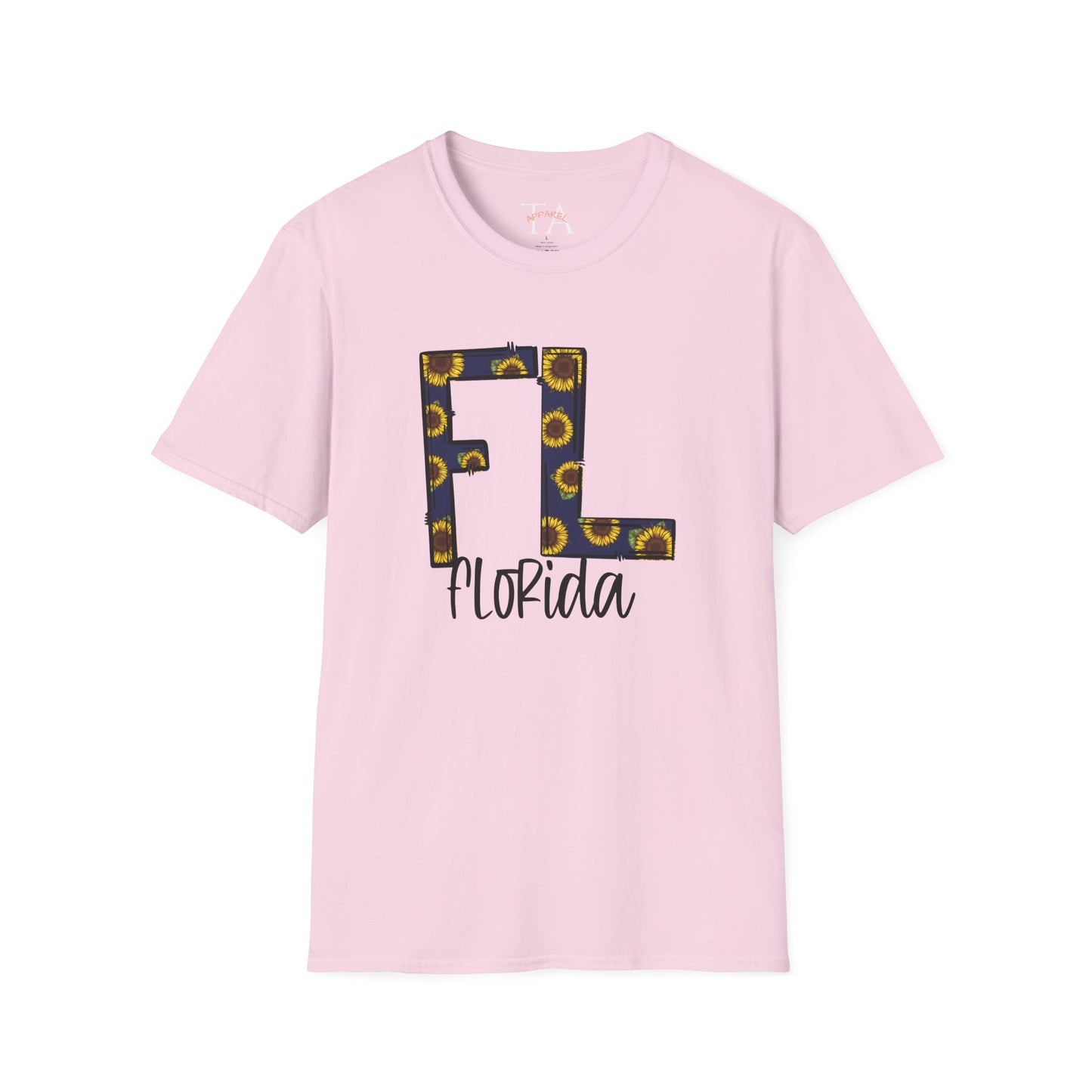 Florida Sunshine Unisex Softstyle T-Shirt, Florida T-Shirt, Graphic Tee, Summer Outfit, Gift for Floridians, Vacation Wear