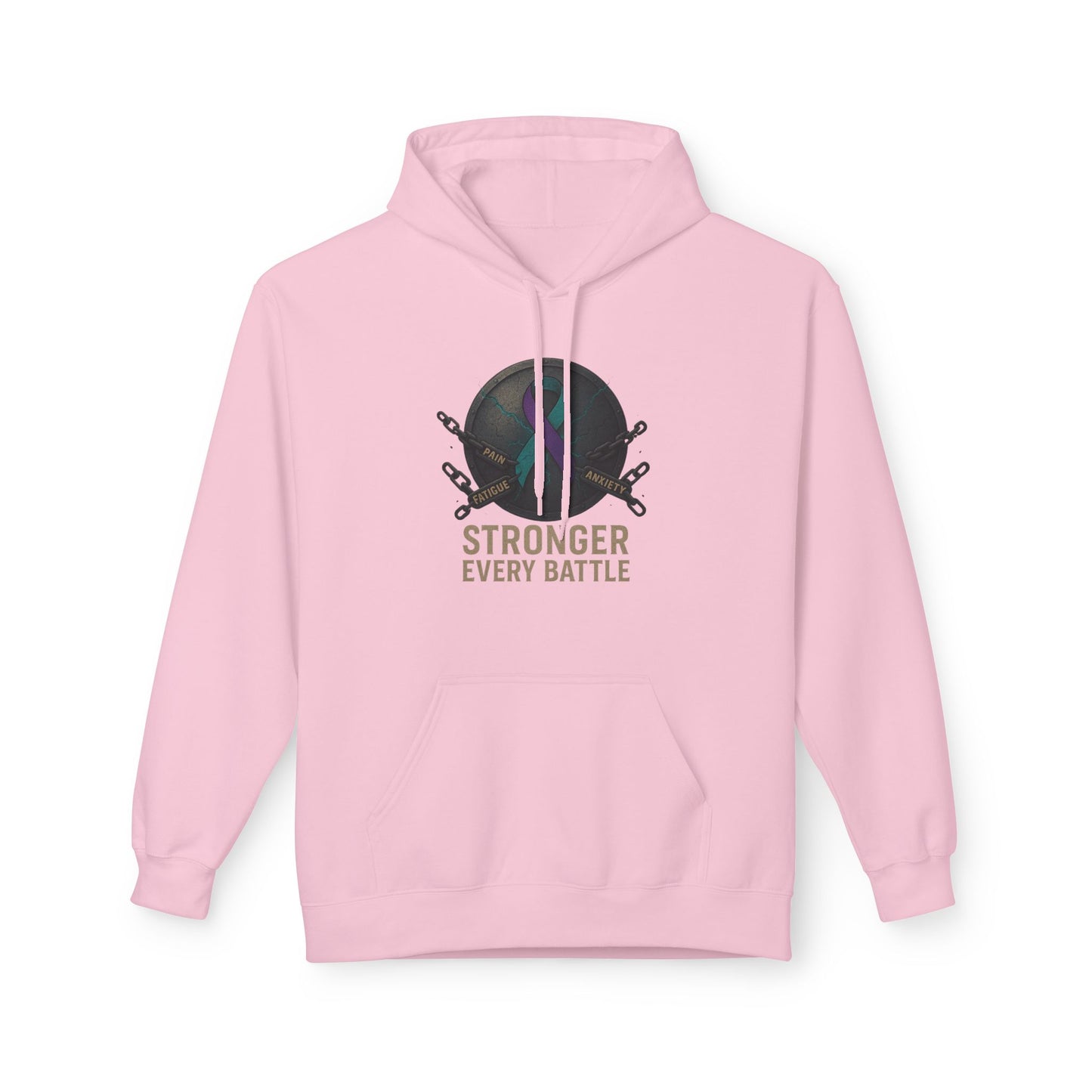 Fragile X Empowering Strength Hoodie - Unisex Midweight Softstyle Fleece, Casual Wear, Motivational Gift, Workout Fashion, Everyday Comfort