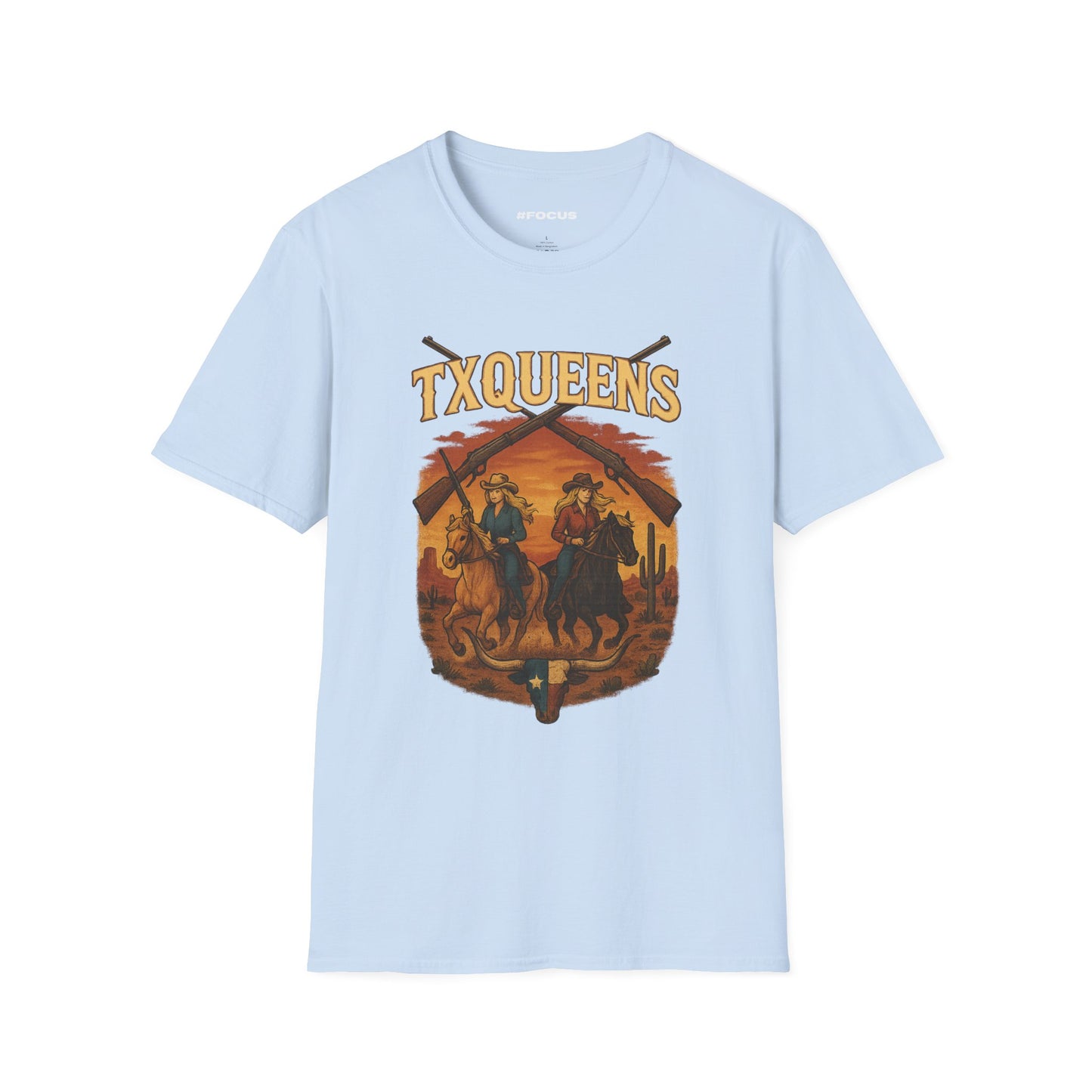 TXQUEENS Western Graphic Unisex T-Shirt