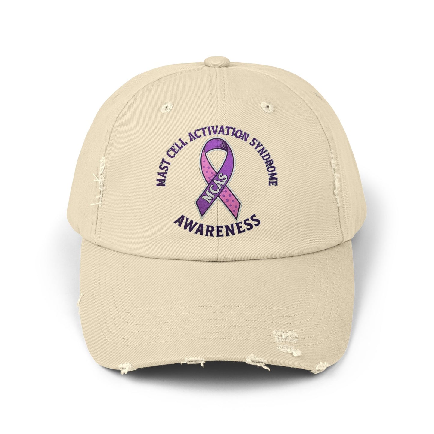 Mast Cell Activation Syndrome Unisex Distressed Awareness Hat