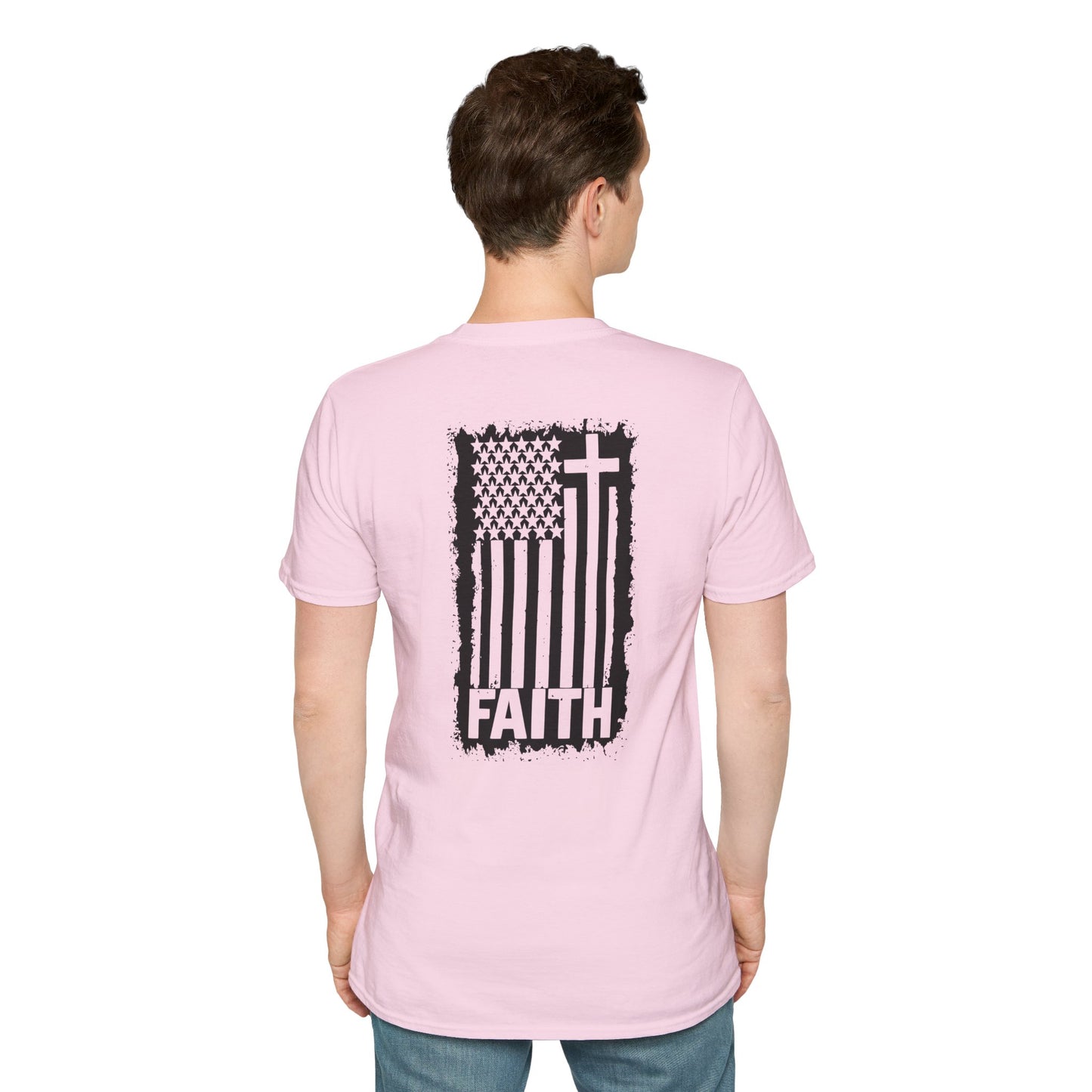 Faith-Inspired American Flag T-Shirt