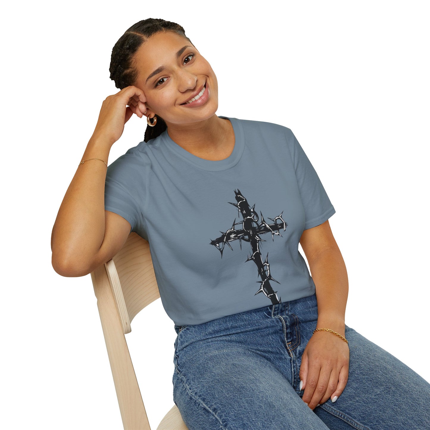 Faith Inspired Barbed Cross T-Shirt
