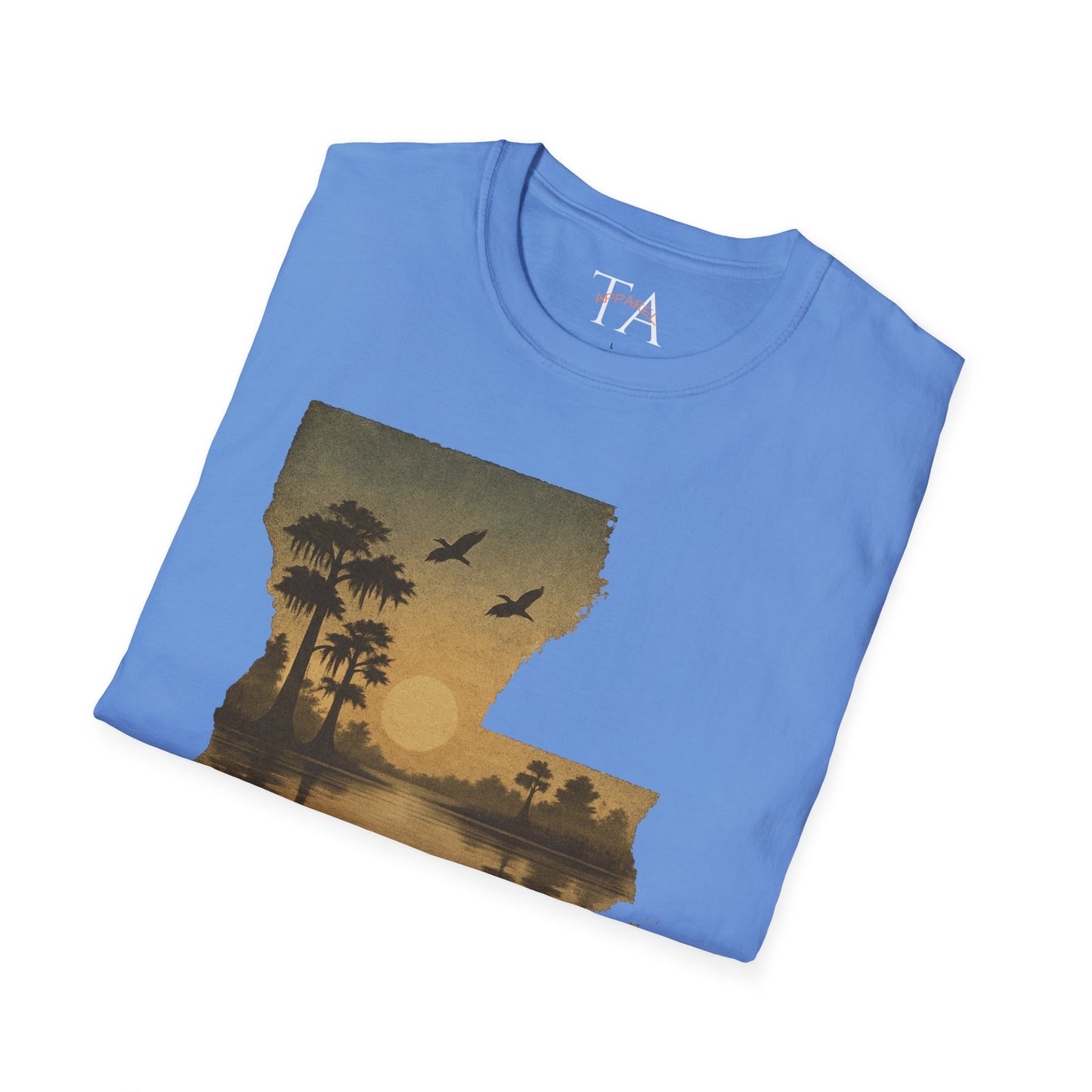 Louisiana Sunset Unisex T-Shirt - Souvenir Tee for Nature Lovers and Lake Life Enthusiasts