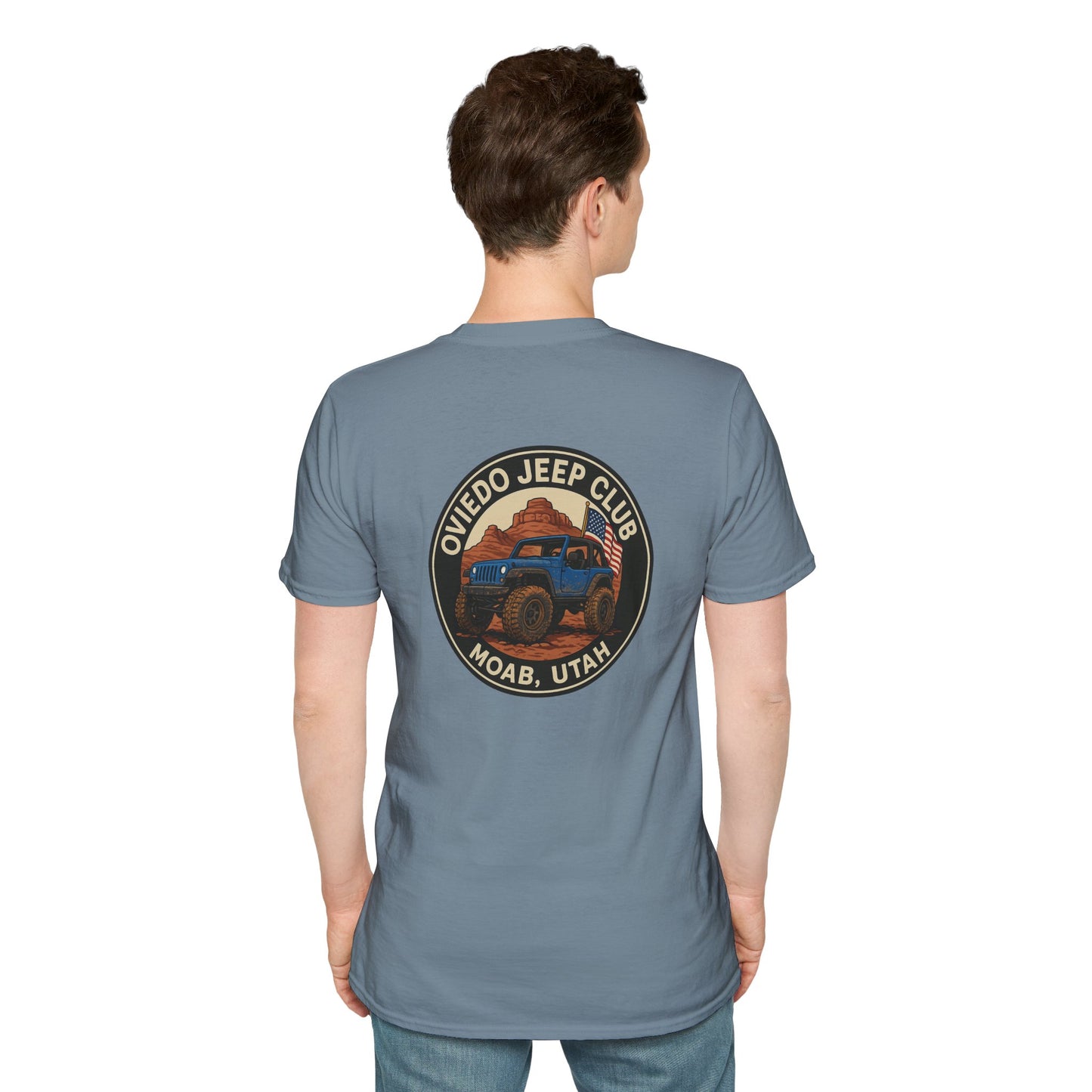 Oviedo Jeep Club Adventure Jeep Club Softstyle Unisex Tee