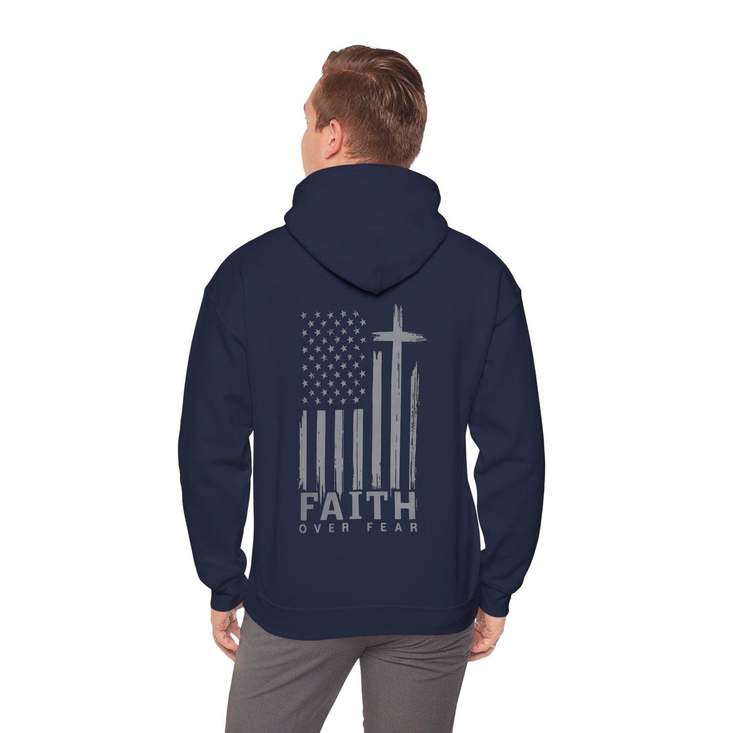 Faith Inspired Faith Over Fear Unisex Hoodie