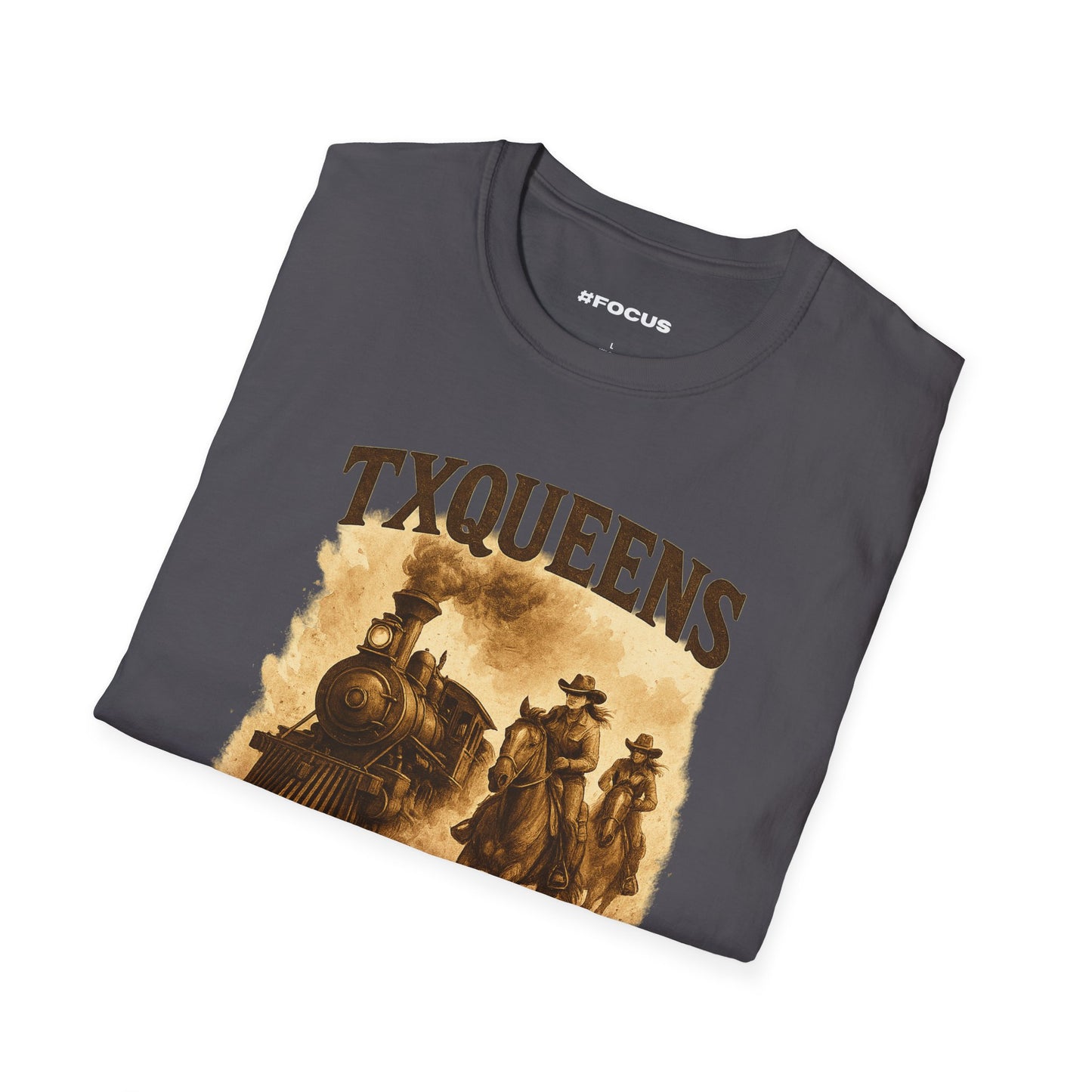 TXQUEENS Vintage Western Graphic Tee - Unisex T-Shirt