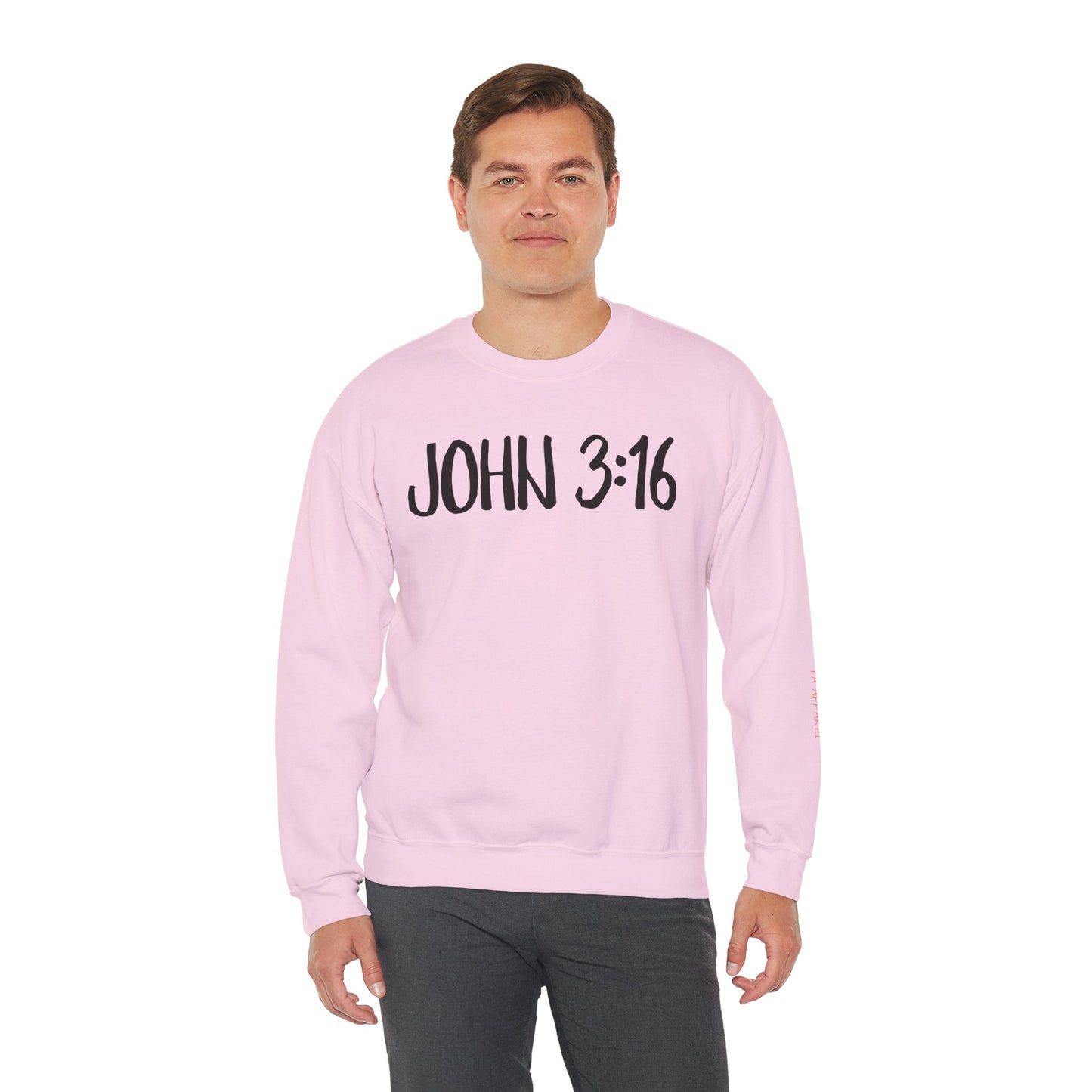Faith Inspired John 3:16 Crewneck Sweatshirt