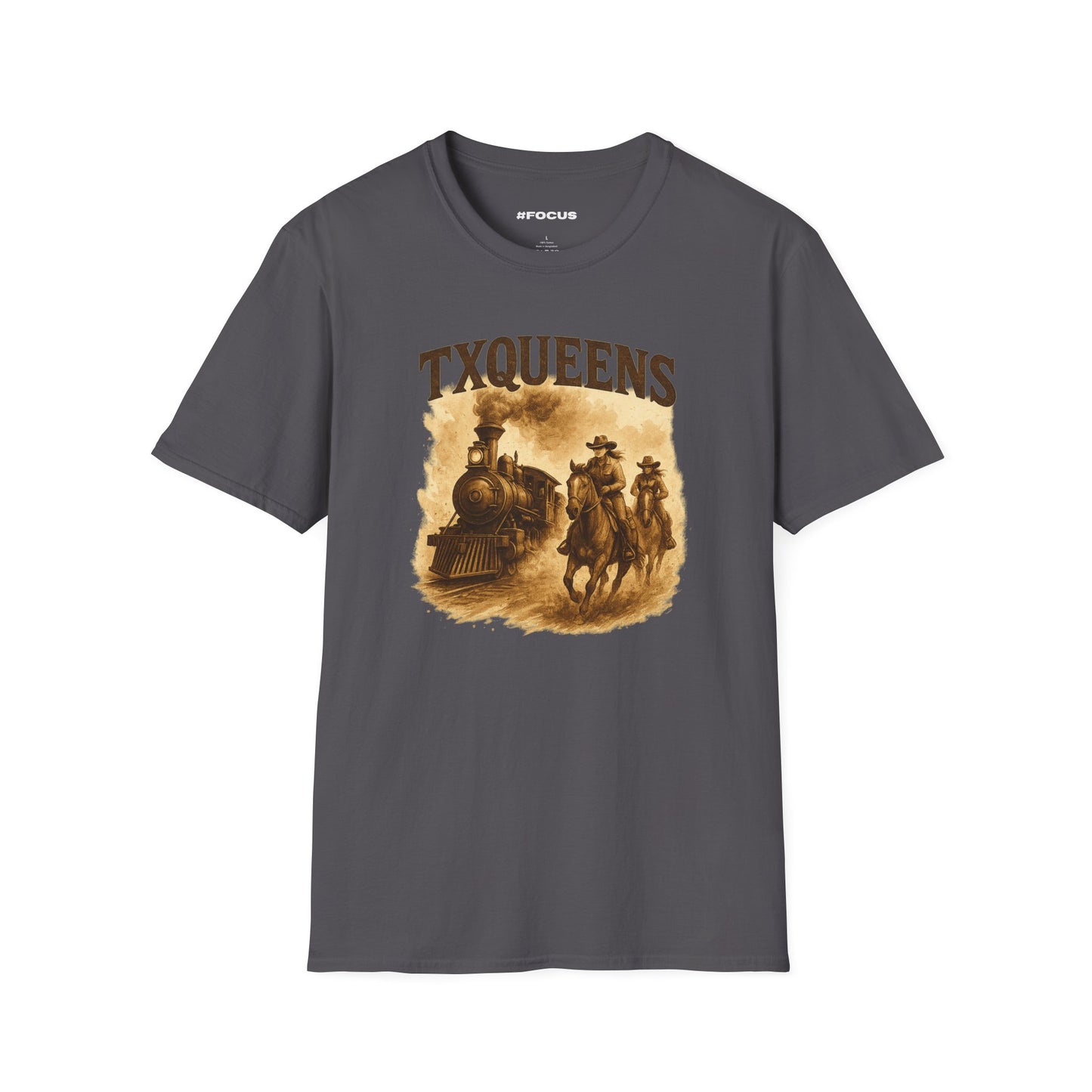 TXQUEENS Vintage Western Graphic Tee - Unisex T-Shirt