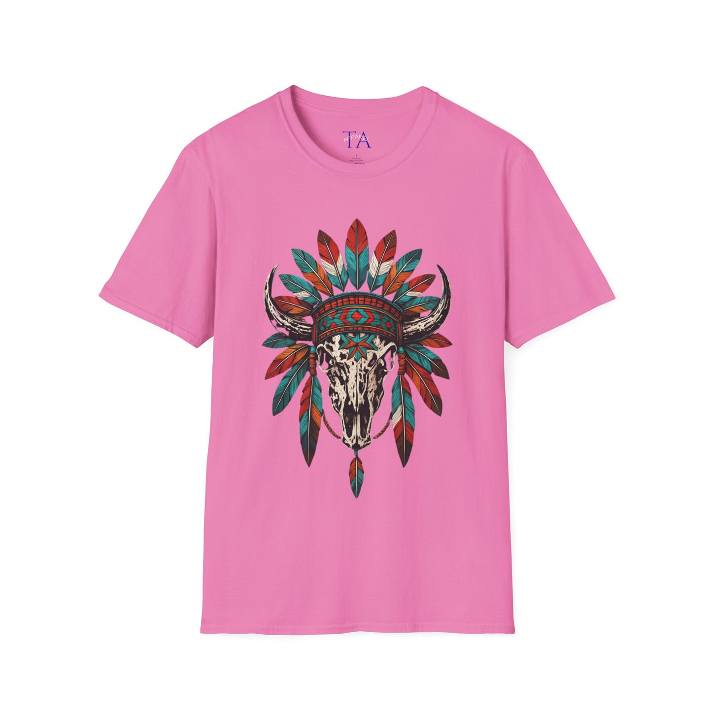 Native American Bull Skull Unisex T-Shirt