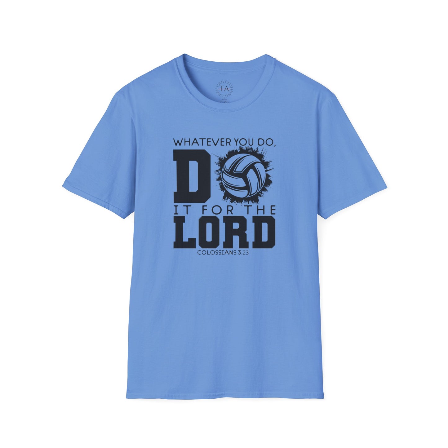 Volleyball Christian Unisex T-Shirt - Do it for the Lord