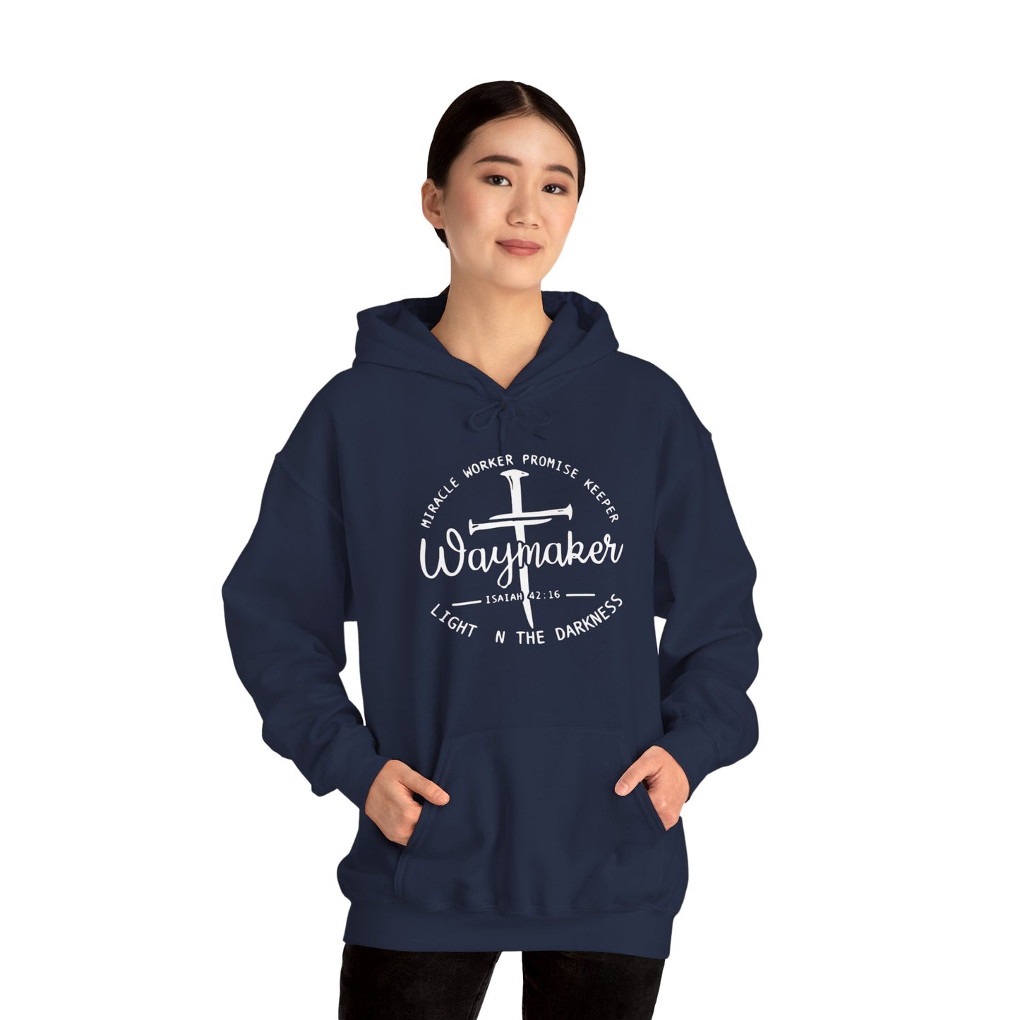 Faith Inspired Waymaker Hoodie - Cozy Sweatshirt for Faith Lovers and Celebrations