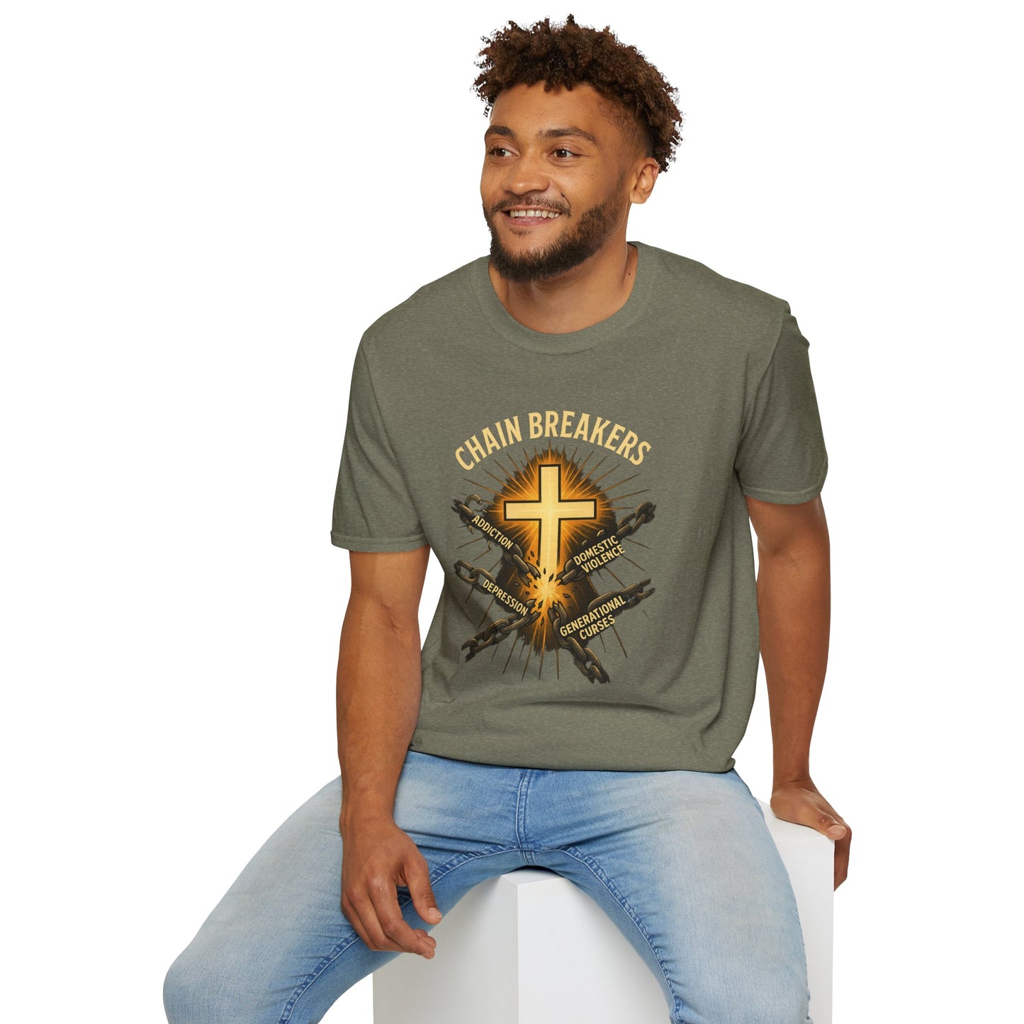 Chain Breakers T-Shirt - Breaking Chains of Addiction and Domestic Violence