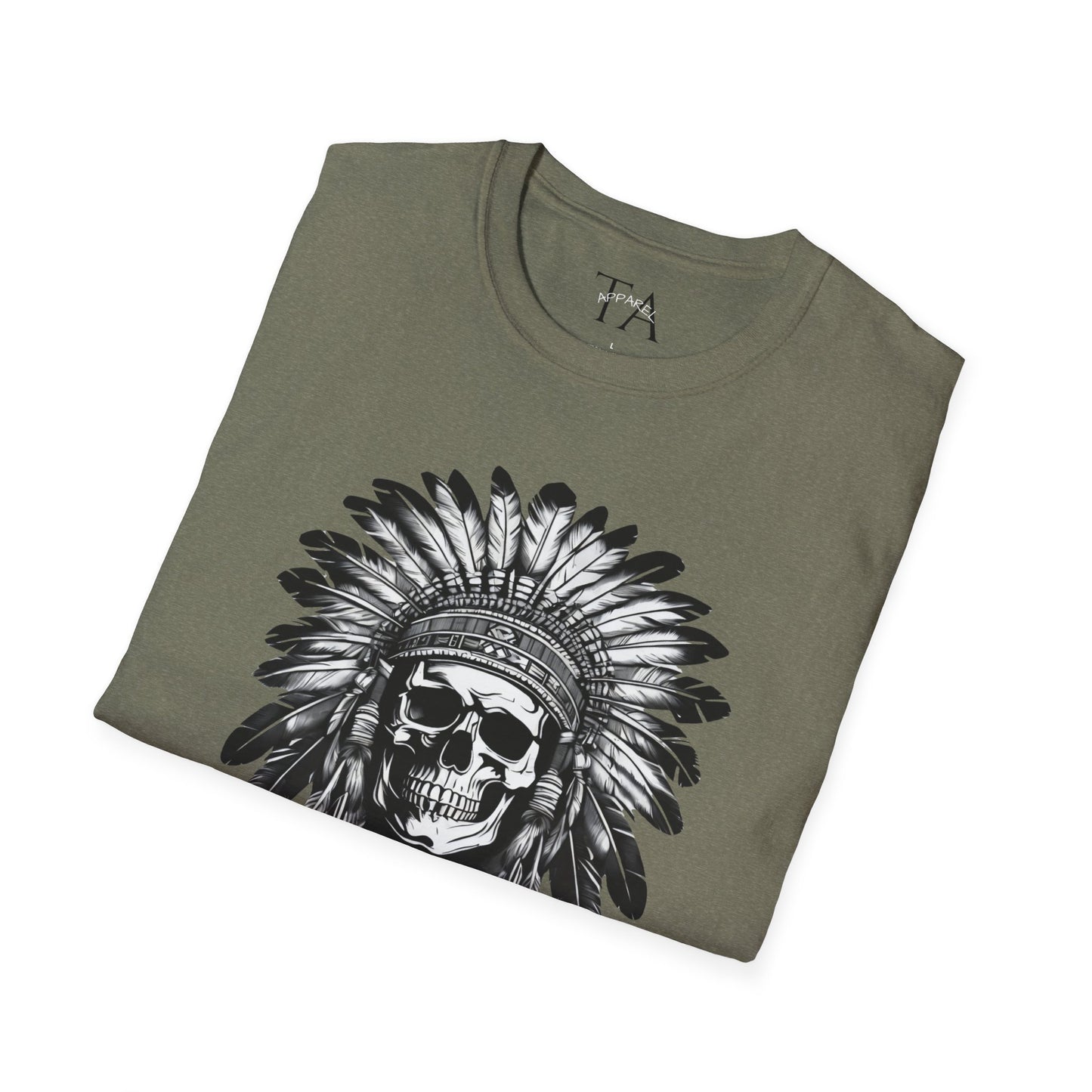 Native American Skull Graphic Unisex T-Shirt
