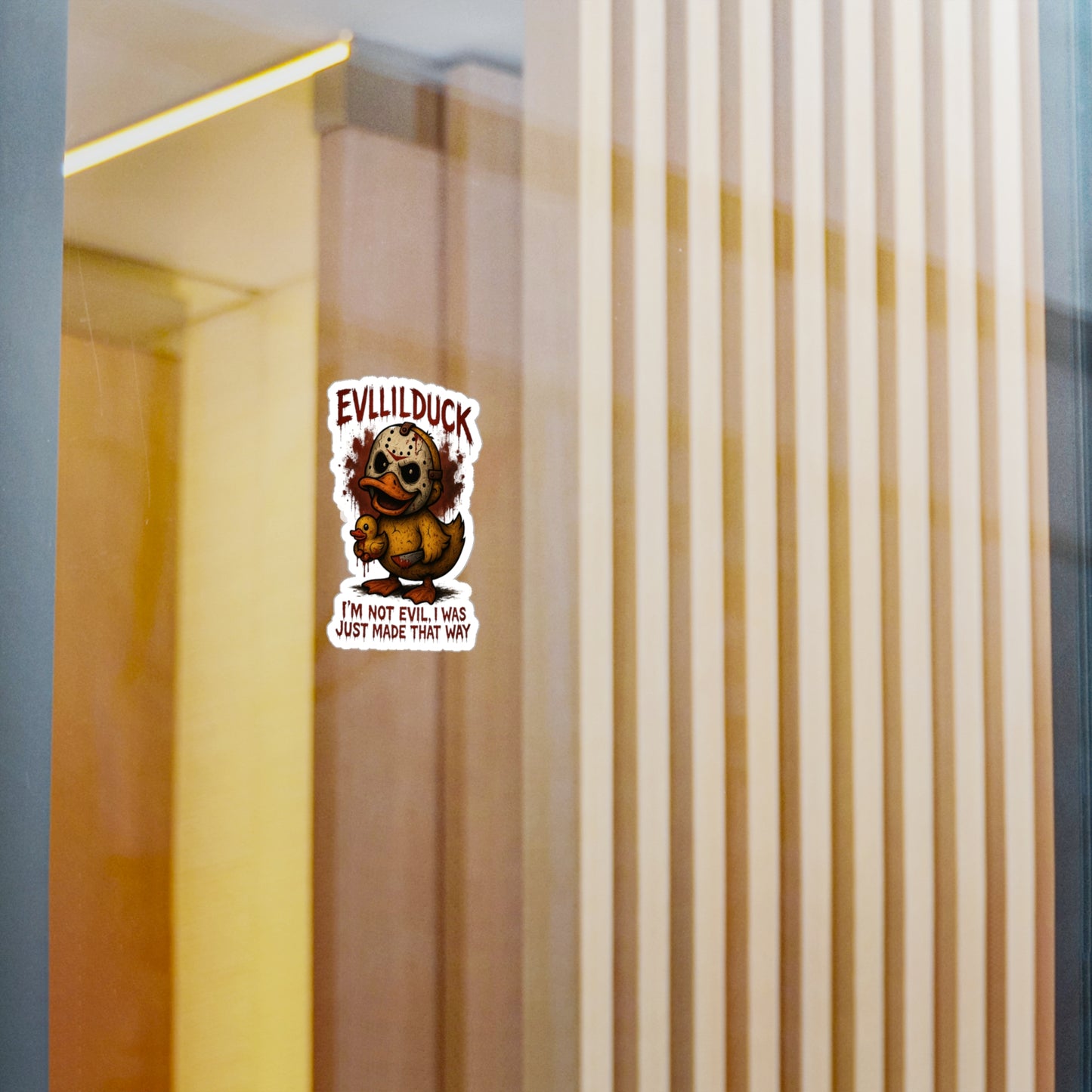 EVLLILDUCK Vinyl Decals - EVLLILDUCK Quirky Decor & Halloween Decorations