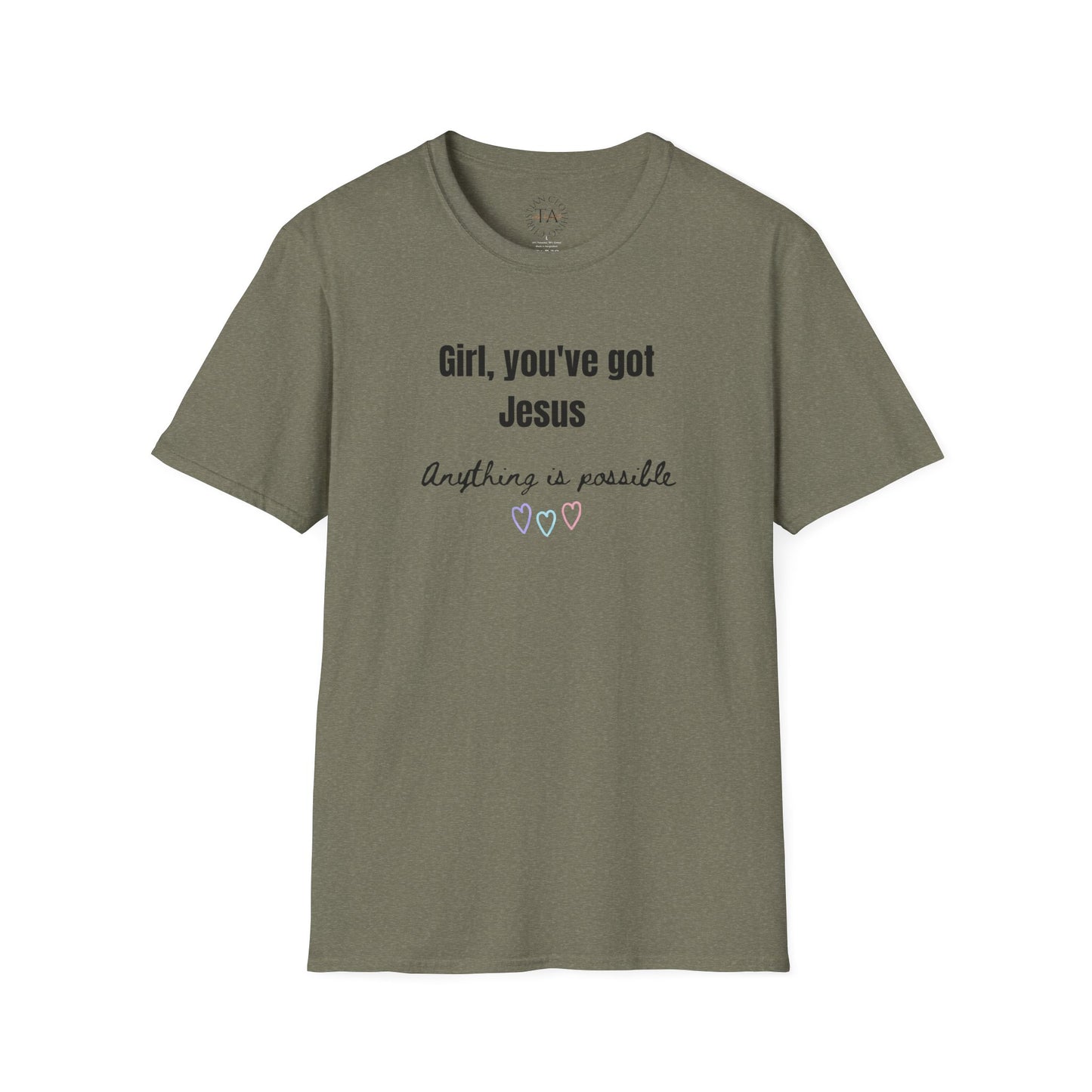 Faith Inspired Jesus T-Shirt Girl, You've got Jesus