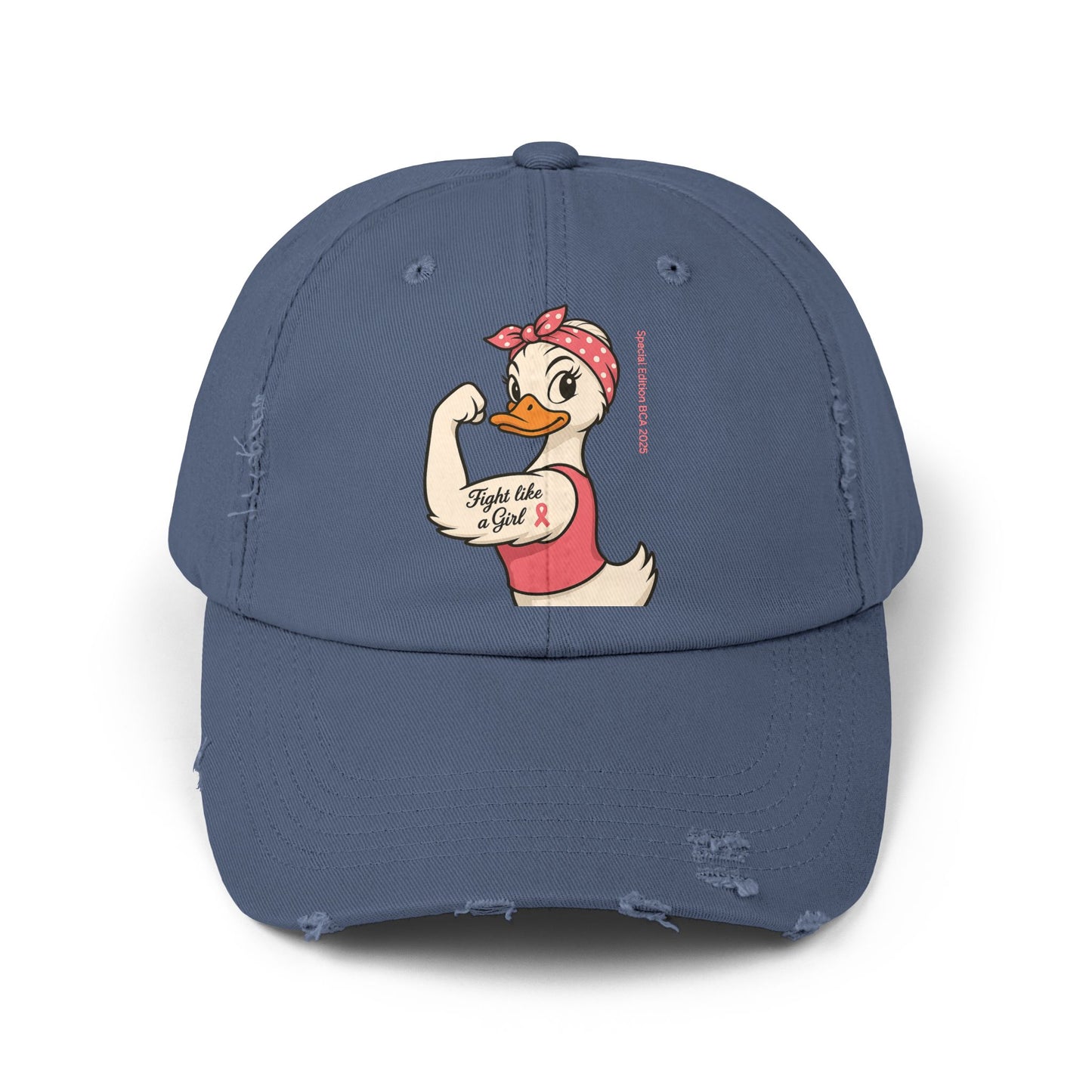 Breast Cancer Awareness - Fight Like a Girl - Roxie the Riveter Duck