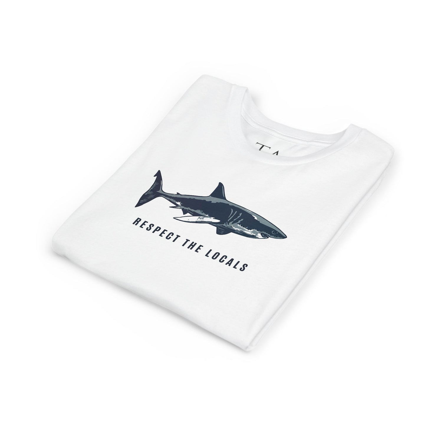 Kids Shark Youth Tee | Respect The Locals | Shark Lovers Shirt