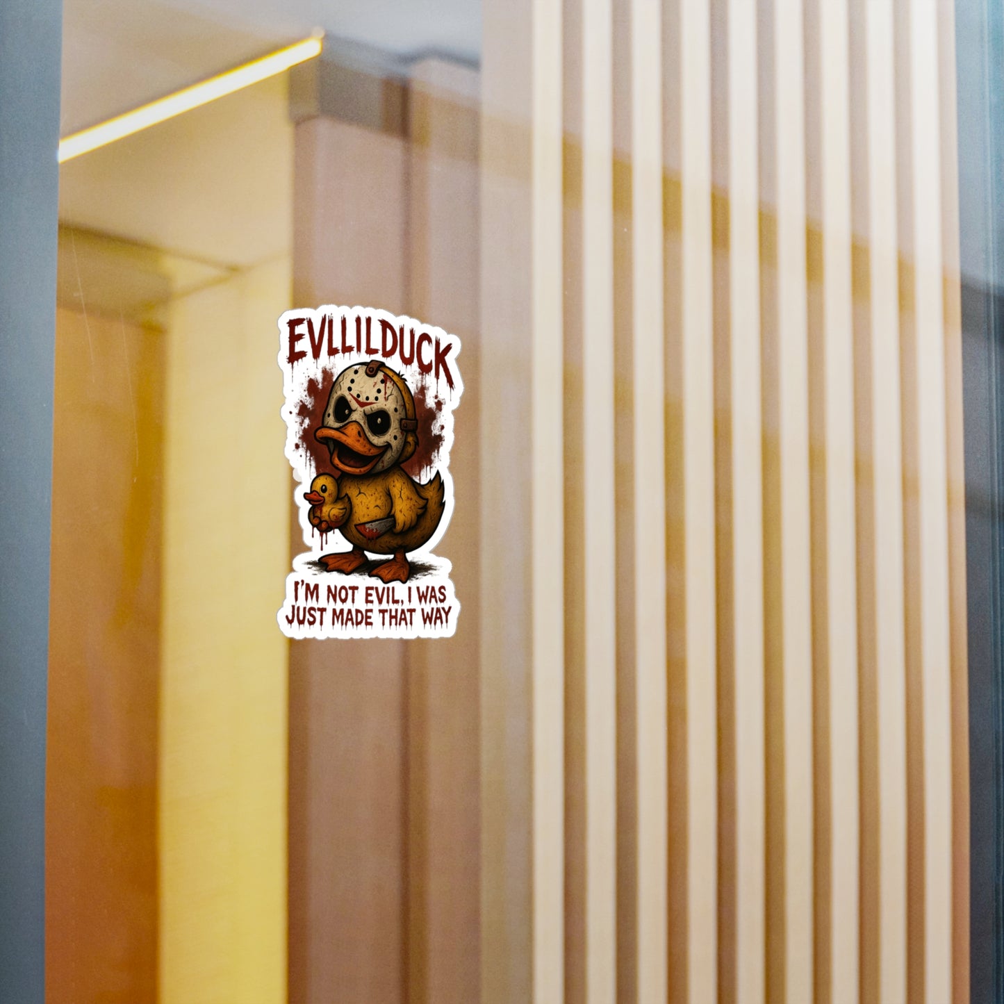EVLLILDUCK Vinyl Decals - EVLLILDUCK Quirky Decor & Halloween Decorations