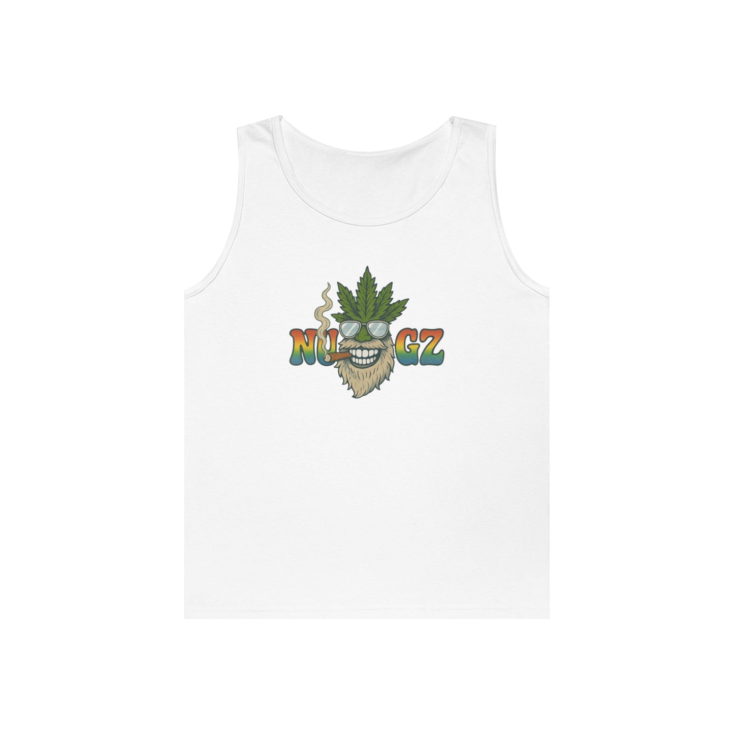 NUGZ Chill Vibes Tank Top | Retro Cannabis Design