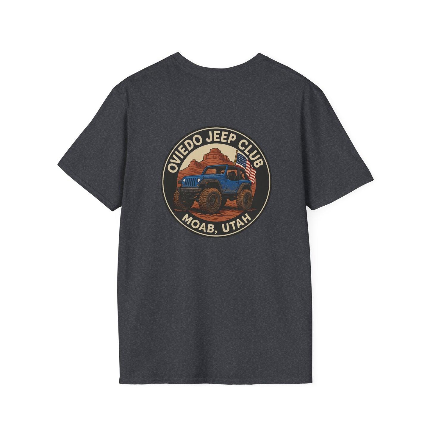 Oviedo Jeep Club Adventure Jeep Club Softstyle Unisex Tee