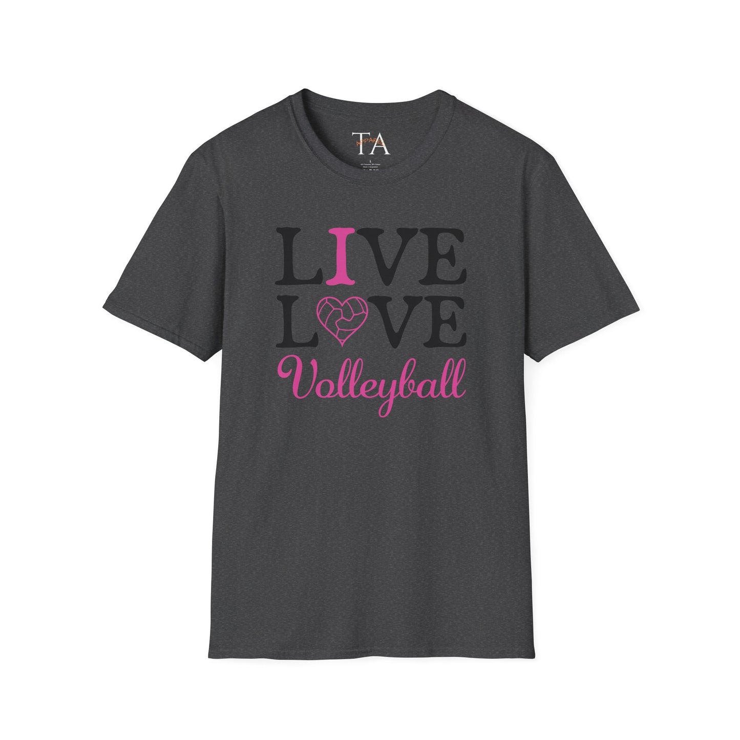 Volleyball T-Shirt - I love Volleyball design