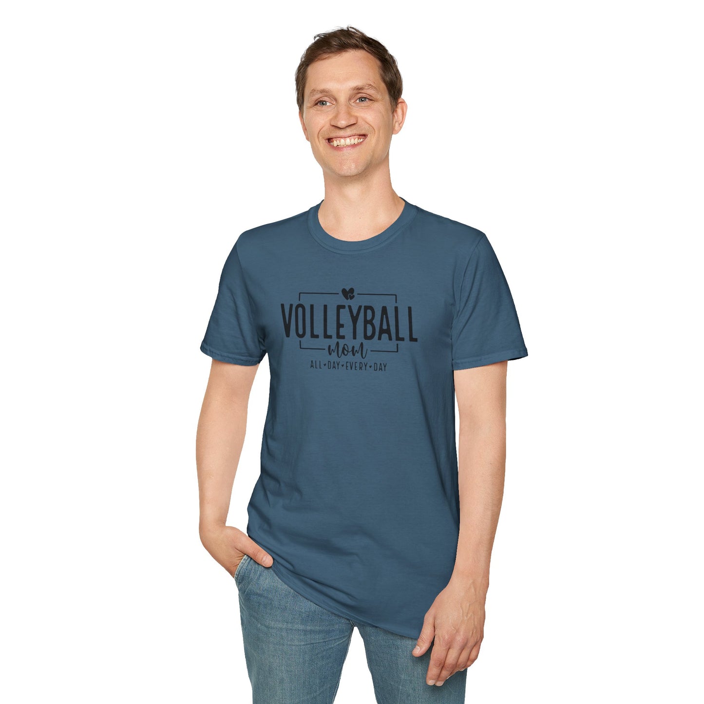 Volleyball Tee - All Day Every Day, Sports Shirt, Casual Wear, Gift for Athletes, Summer Outfit