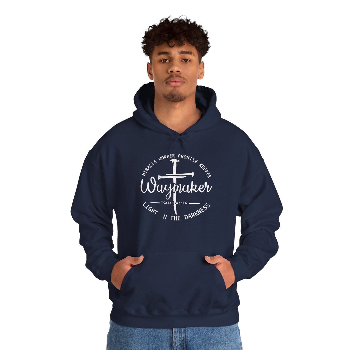 Faith Inspired Waymaker Hoodie - Cozy Sweatshirt for Faith Lovers and Celebrations