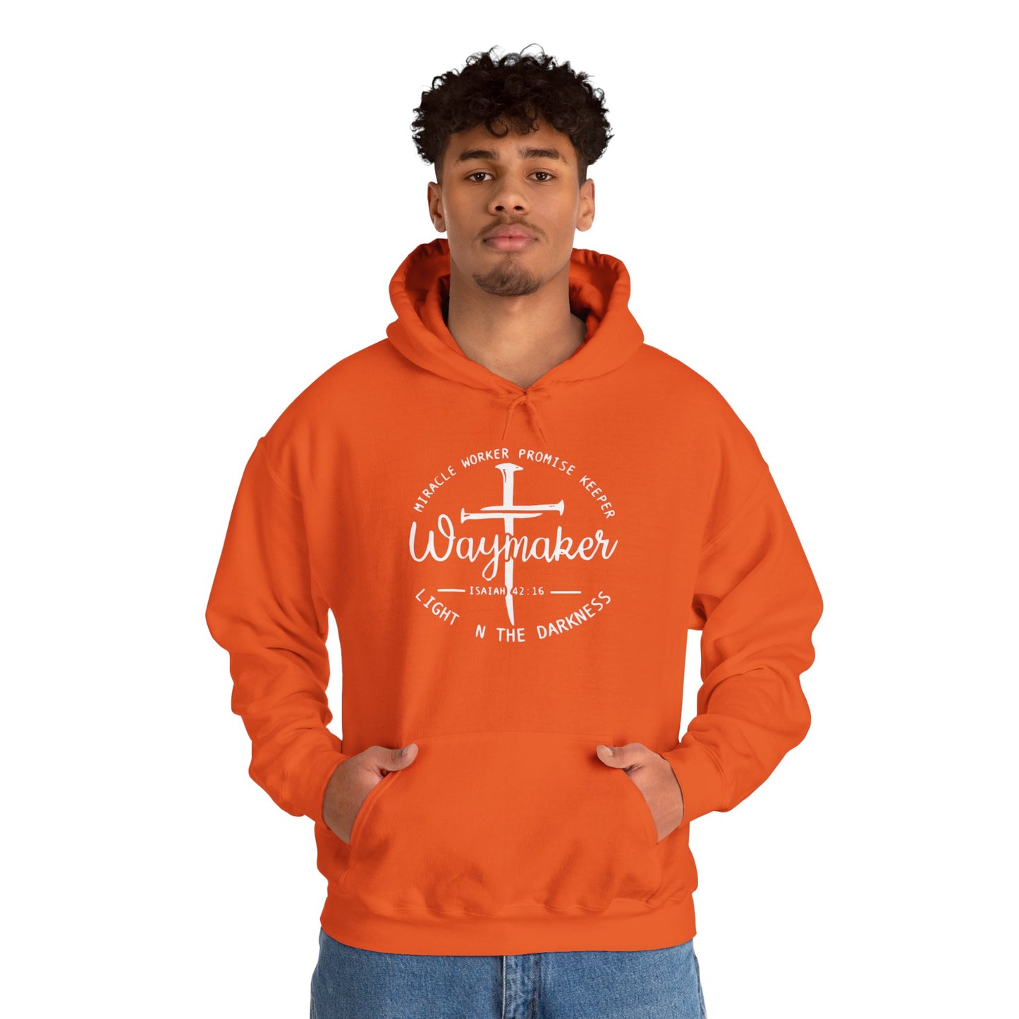 Faith Inspired Waymaker Hoodie - Cozy Sweatshirt for Faith Lovers and Celebrations