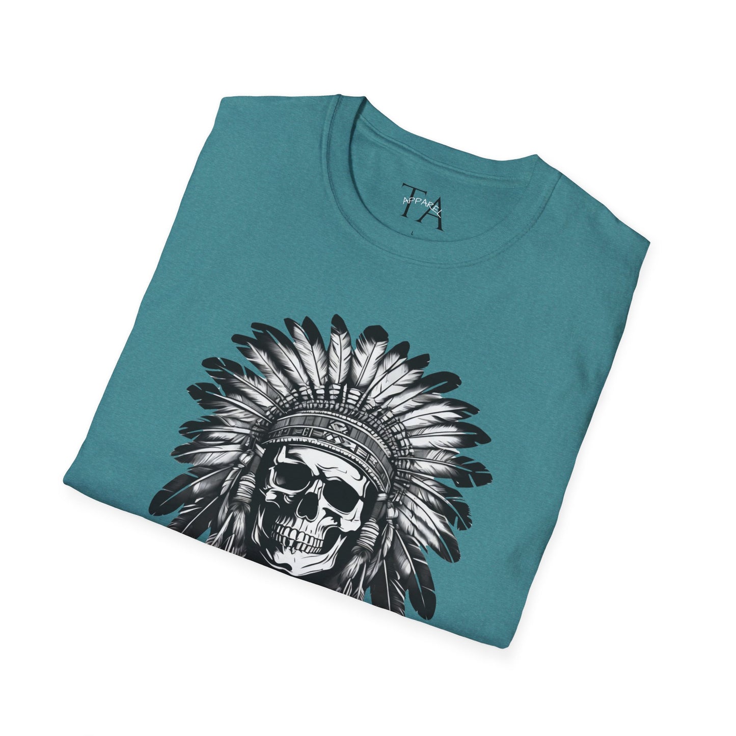 Native American Skull Graphic Unisex T-Shirt