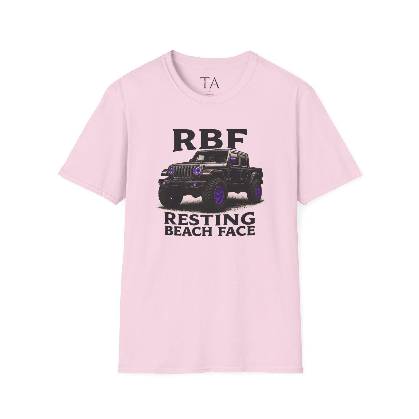 Resting Beach Face T-Shirt | Unisex Tee for Beach Lovers