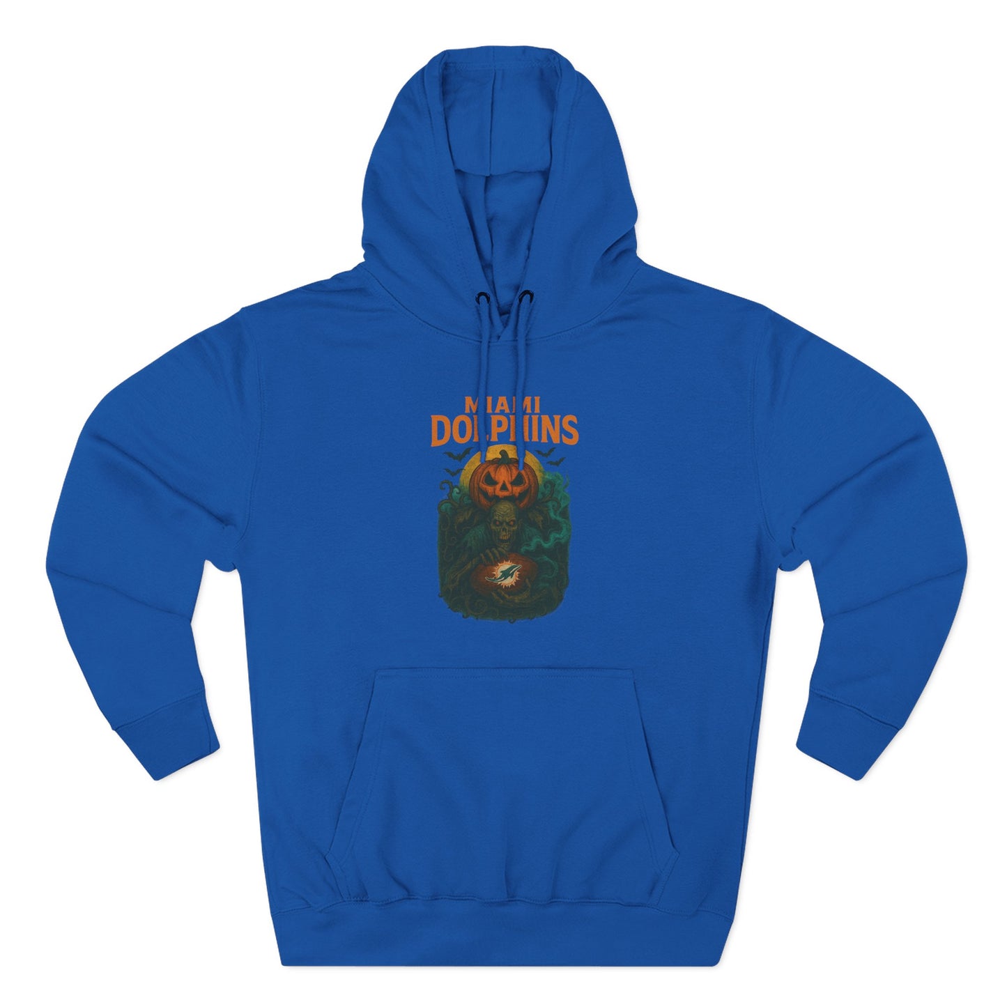 Halloween Cozy Dolphin Fleece Hoodie: Ocean Lovers, Casual Wear, Animal Lovers Gift, Beach Days, Relaxing at Home. Sea Life Graphic