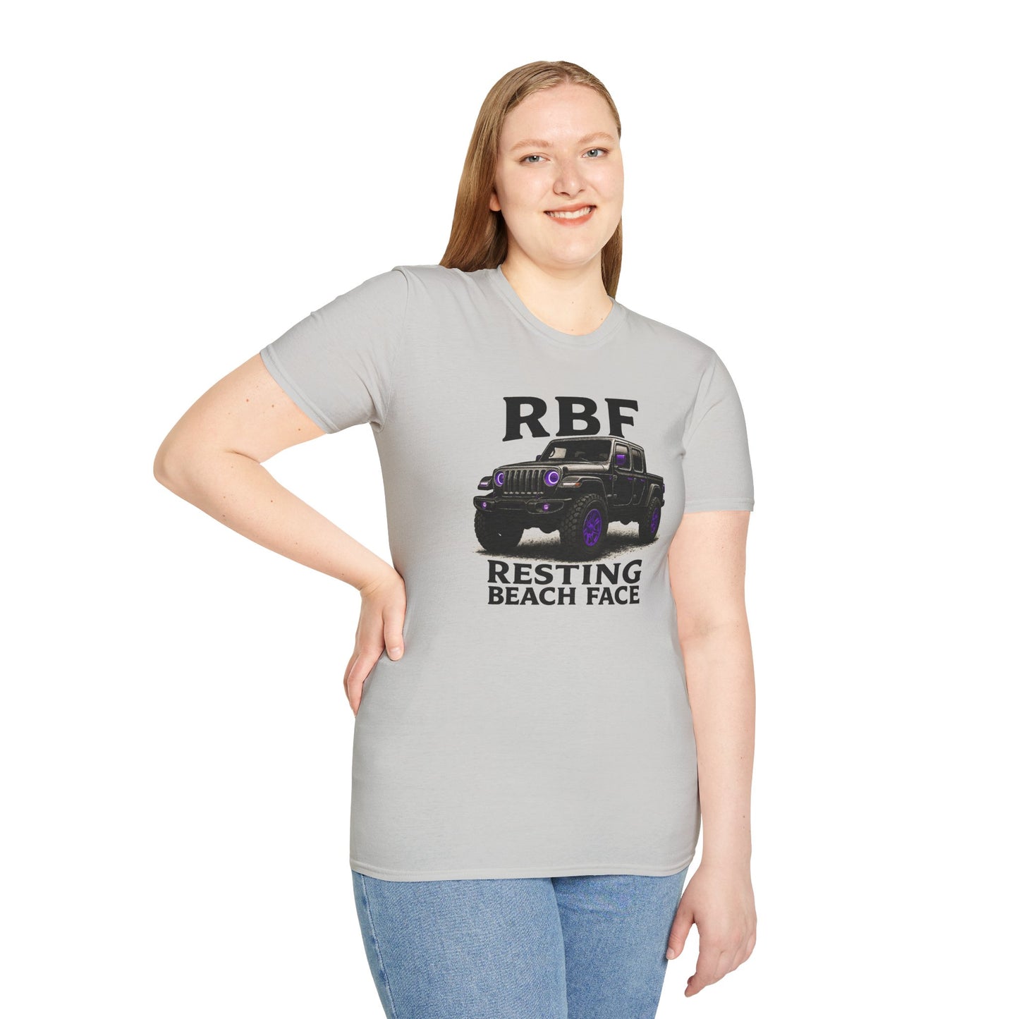 Resting Beach Face T-Shirt | Unisex Tee for Beach Lovers