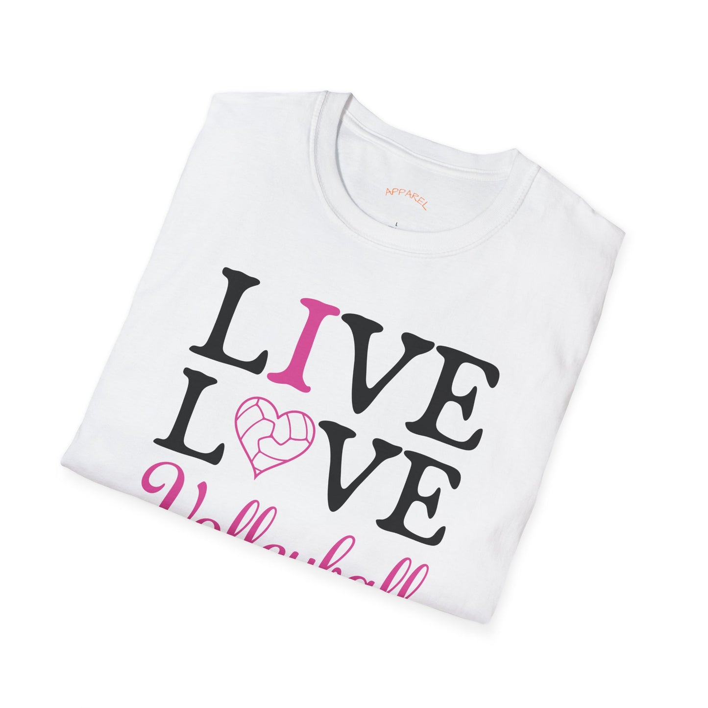 Volleyball T-Shirt - I love Volleyball design