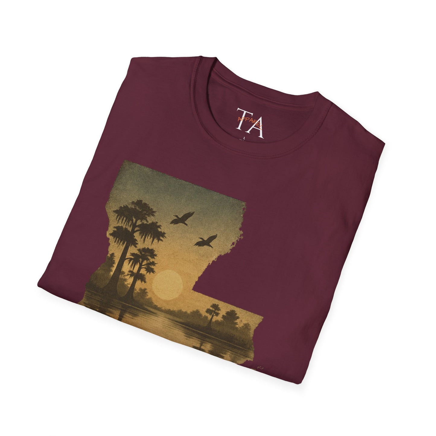 Louisiana Sunset Unisex T-Shirt - Souvenir Tee for Nature Lovers and Lake Life Enthusiasts