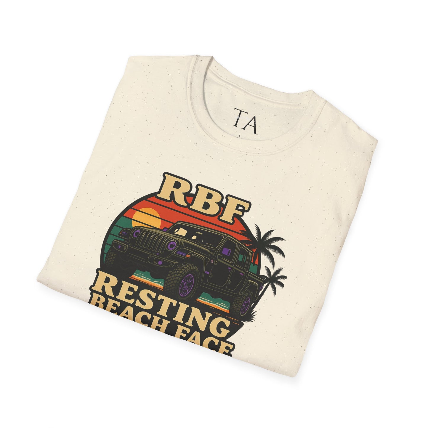 Resting Beach Face T-Shirt | Resting Beach Face | Summer Casual Wear, Vacation Tee, Beach Lover Gift, Relaxed Style, Unisex Apparel