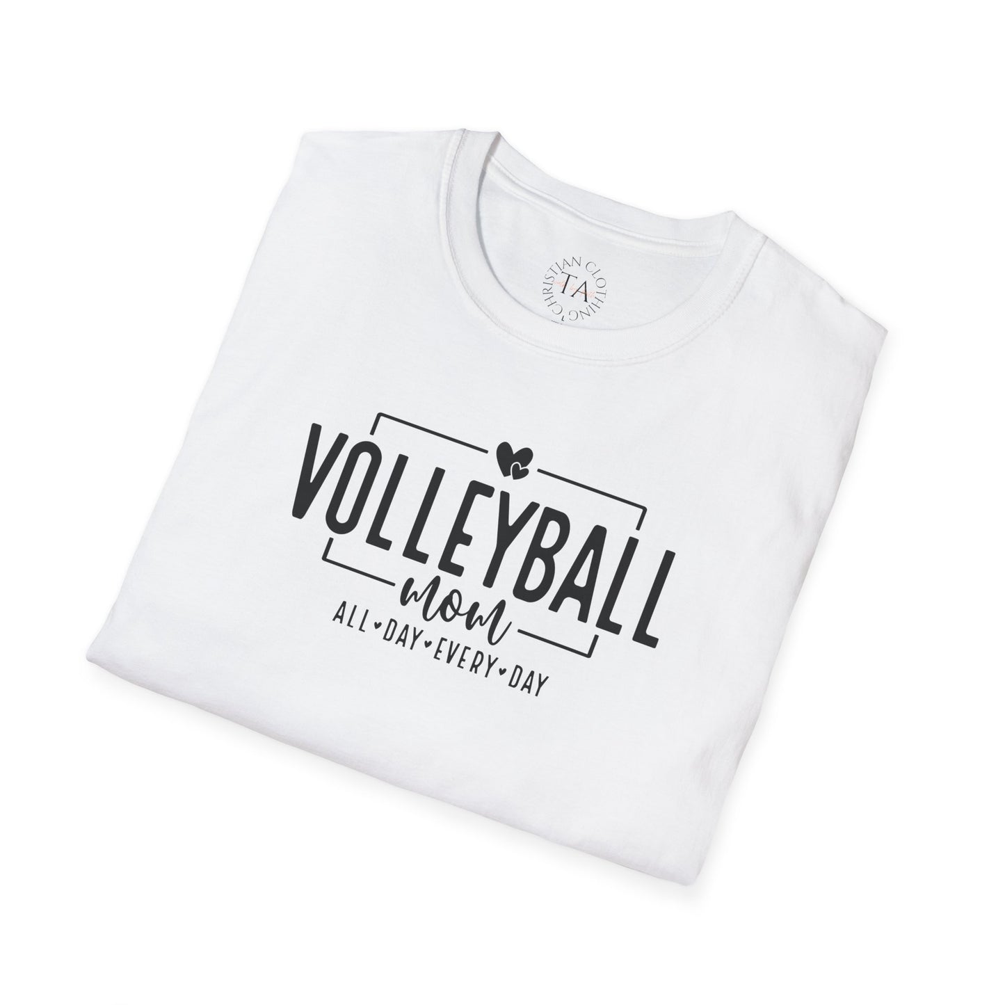 Volleyball Tee - All Day Every Day, Sports Shirt, Casual Wear, Gift for Athletes, Summer Outfit
