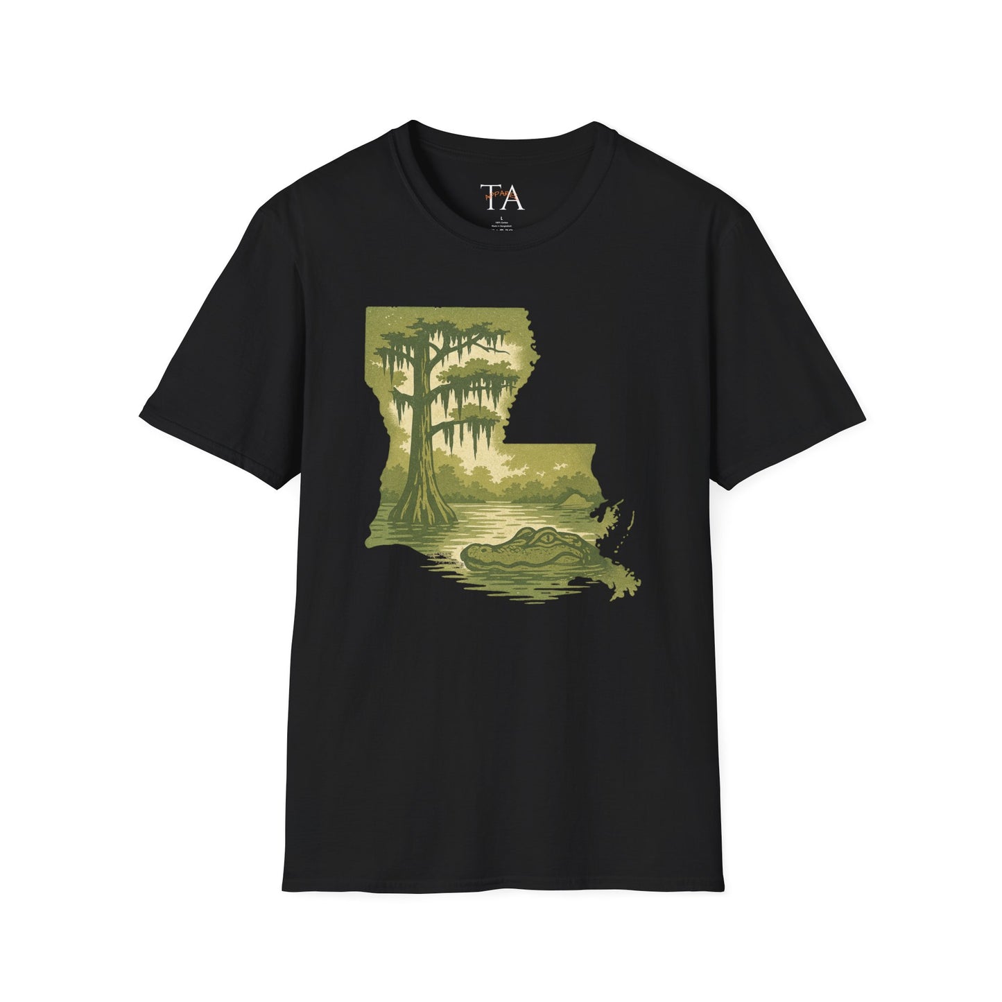 Louisiana Nature T-Shirt, Gift for Nature Lovers, Unisex Tee, Travel Souvenir, Outdoor Enthusiast Apparel, Urban Jungle Style