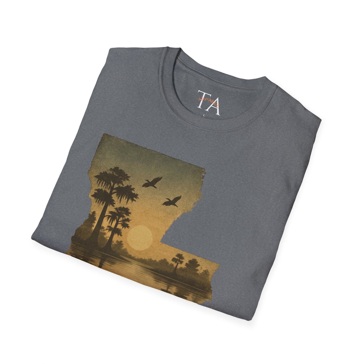 Louisiana Sunset Unisex T-Shirt - Souvenir Tee for Nature Lovers and Lake Life Enthusiasts