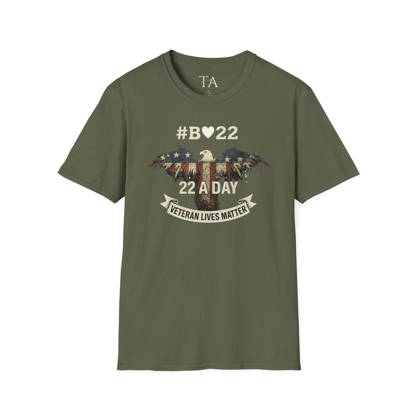 #B🤍22 Veteran Lives Matter T-Shirt