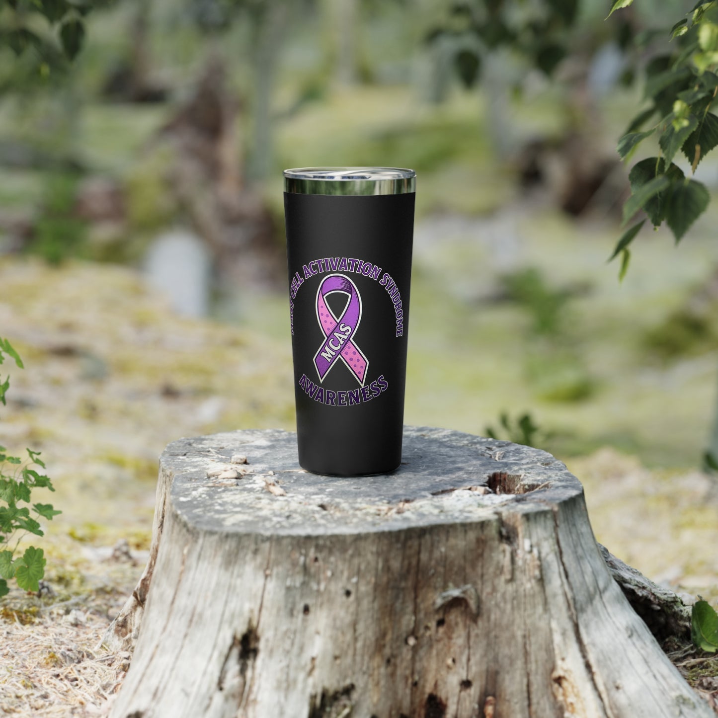 Mast Cell Activation Syndrome Awareness Copper Tumbler, 22oz Insulated Drinkware for Support, Gift for Awareness Events, Advocacy, Cancer Awareness, Fundraising