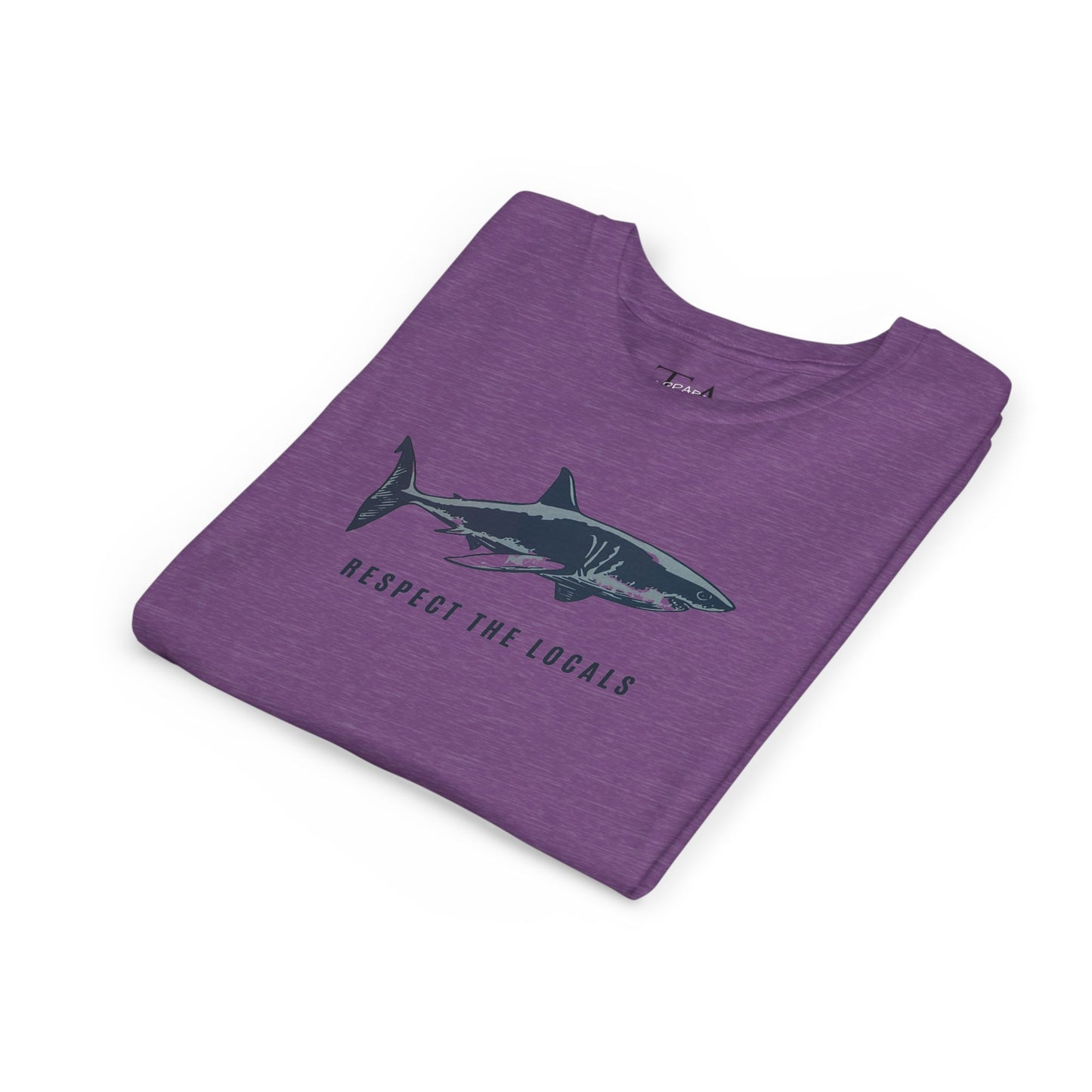 Kids Shark Youth Tee | Respect The Locals | Shark Lovers Shirt