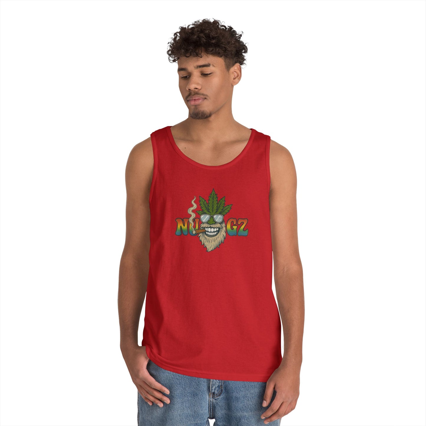 NUGZ Chill Vibes Tank Top | Retro Cannabis Design