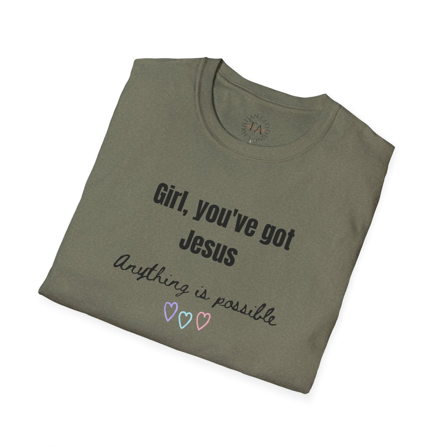 Faith Inspired Jesus T-Shirt Girl, You've got Jesus