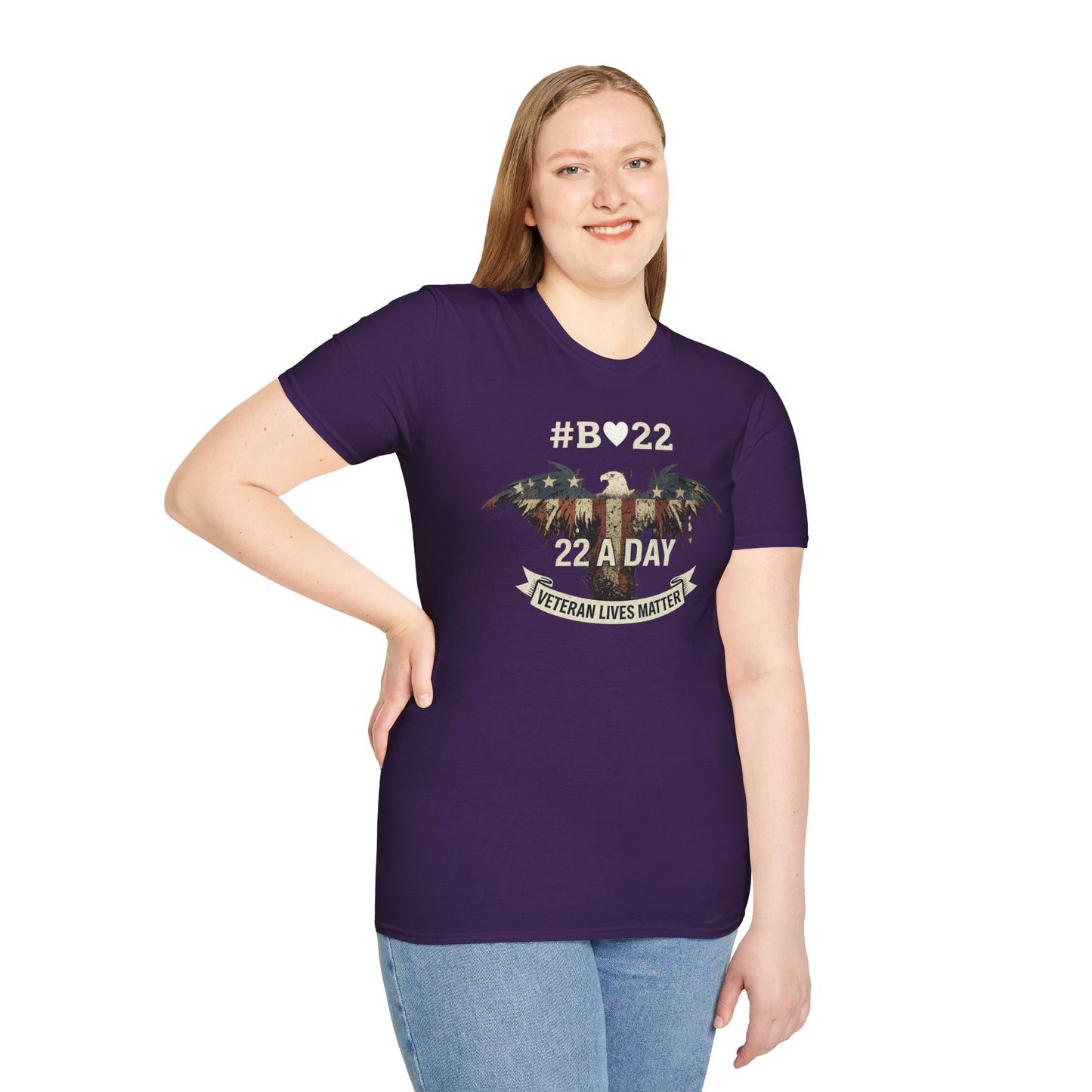 #B🤍22 Veteran Lives Matter T-Shirt