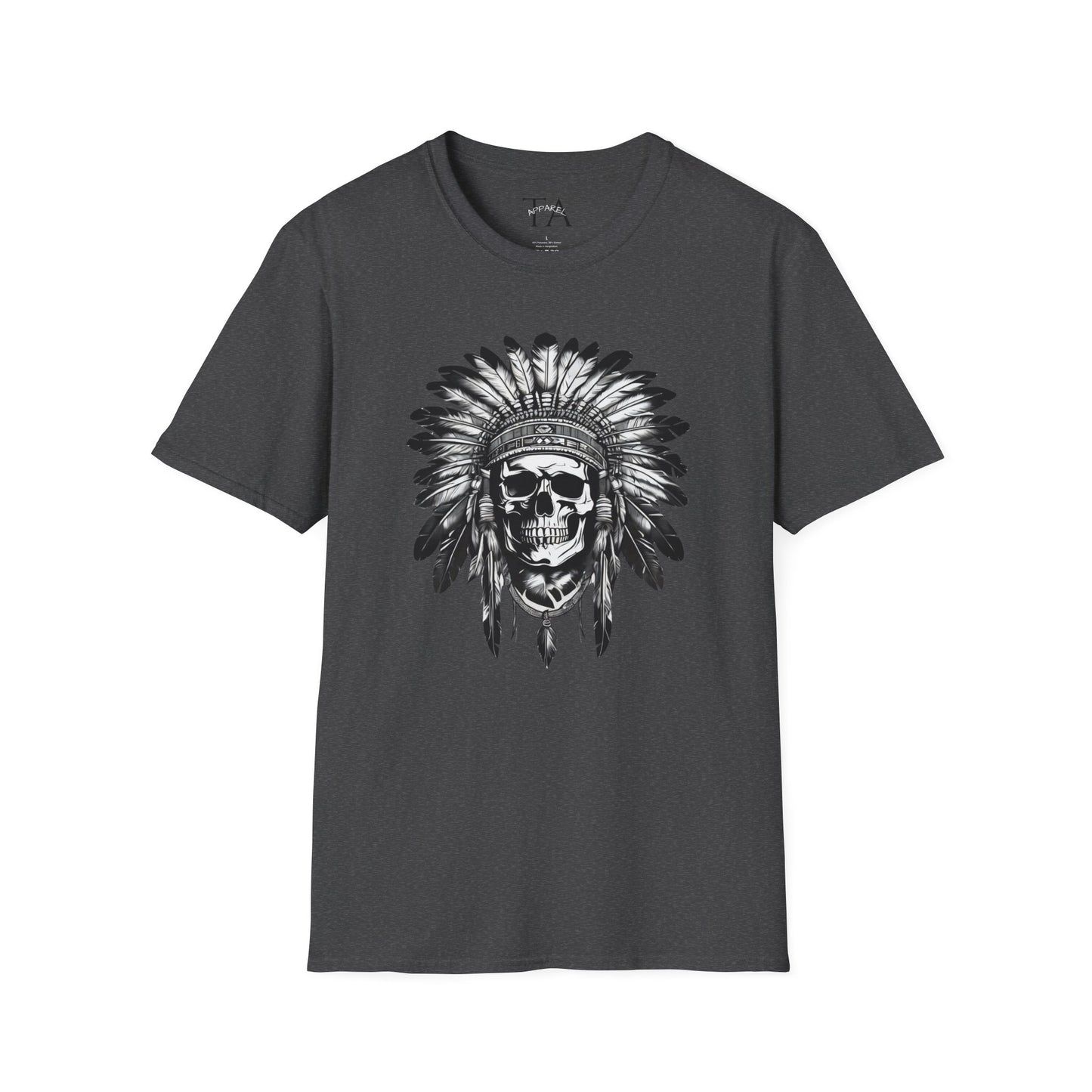 Native American Skull Graphic Unisex T-Shirt