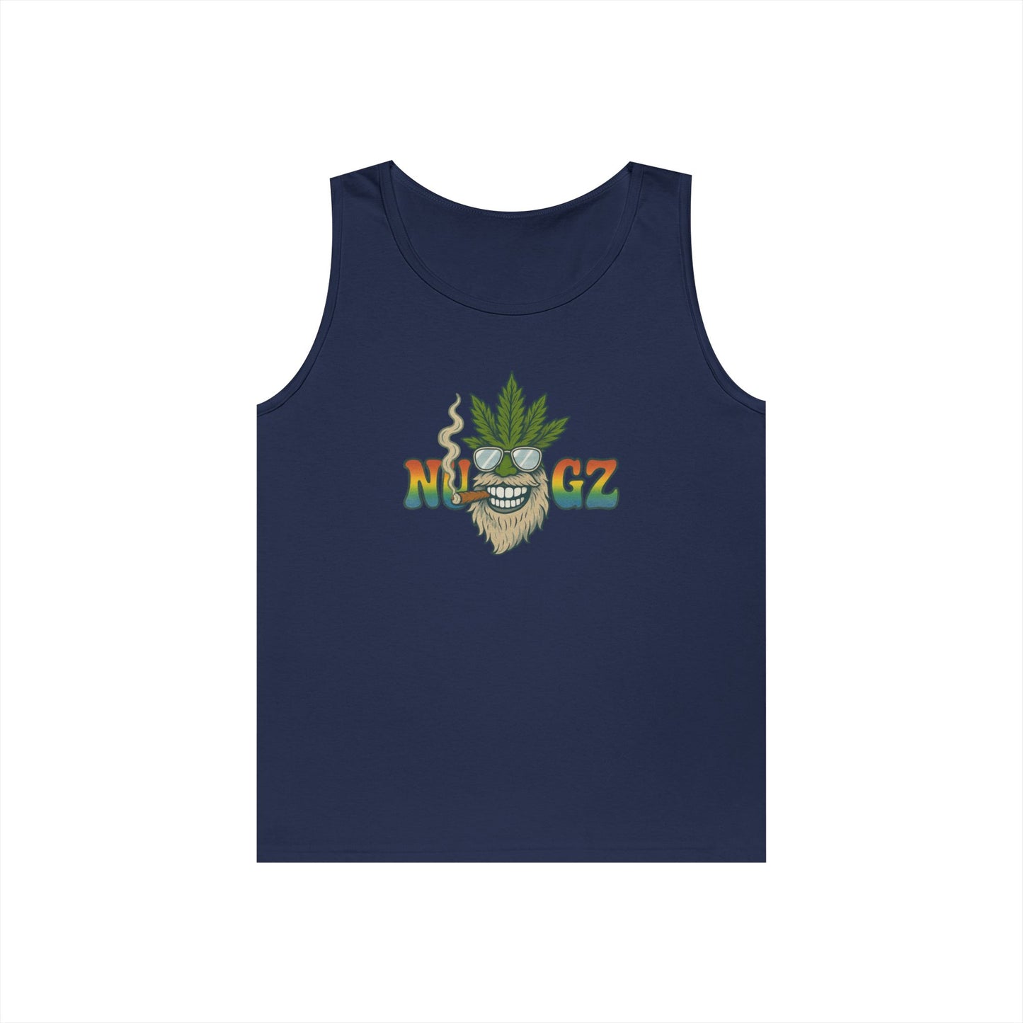 NUGZ Chill Vibes Tank Top | Retro Cannabis Design