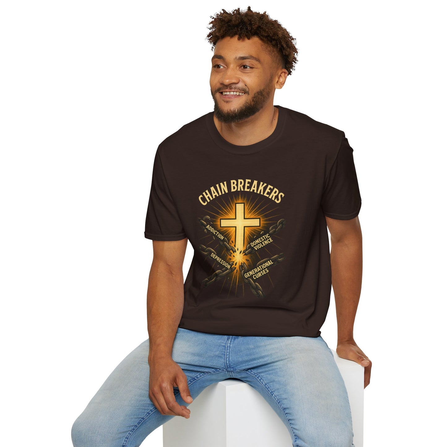 Chain Breakers T-Shirt - Breaking Chains of Addiction and Domestic Violence