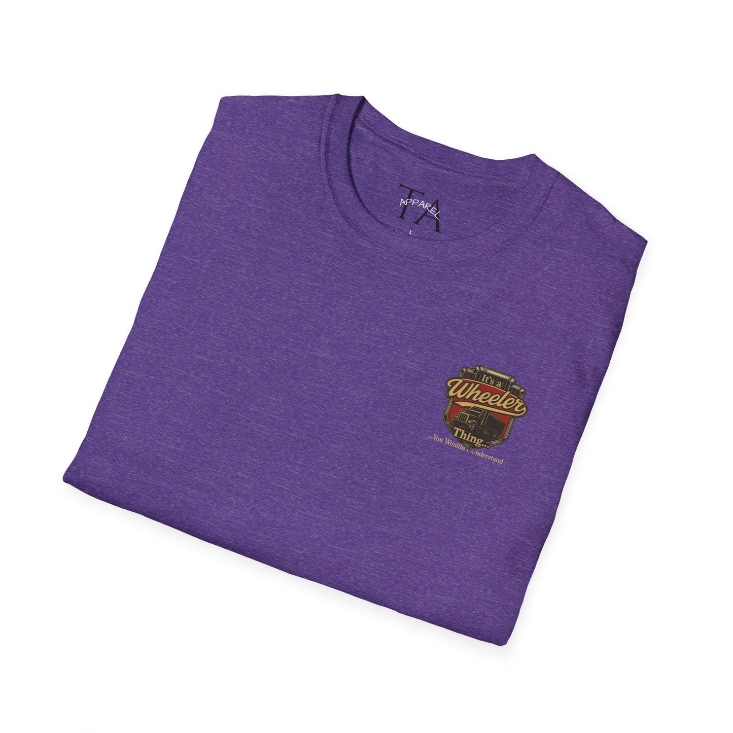 "It's a Wheeler Thing" Unisex Softstyle T-Shirt, Ideal for Truck Lovers, Gifts for Drivers, Casual Wear, Perfect for Birthdays, Father's Day