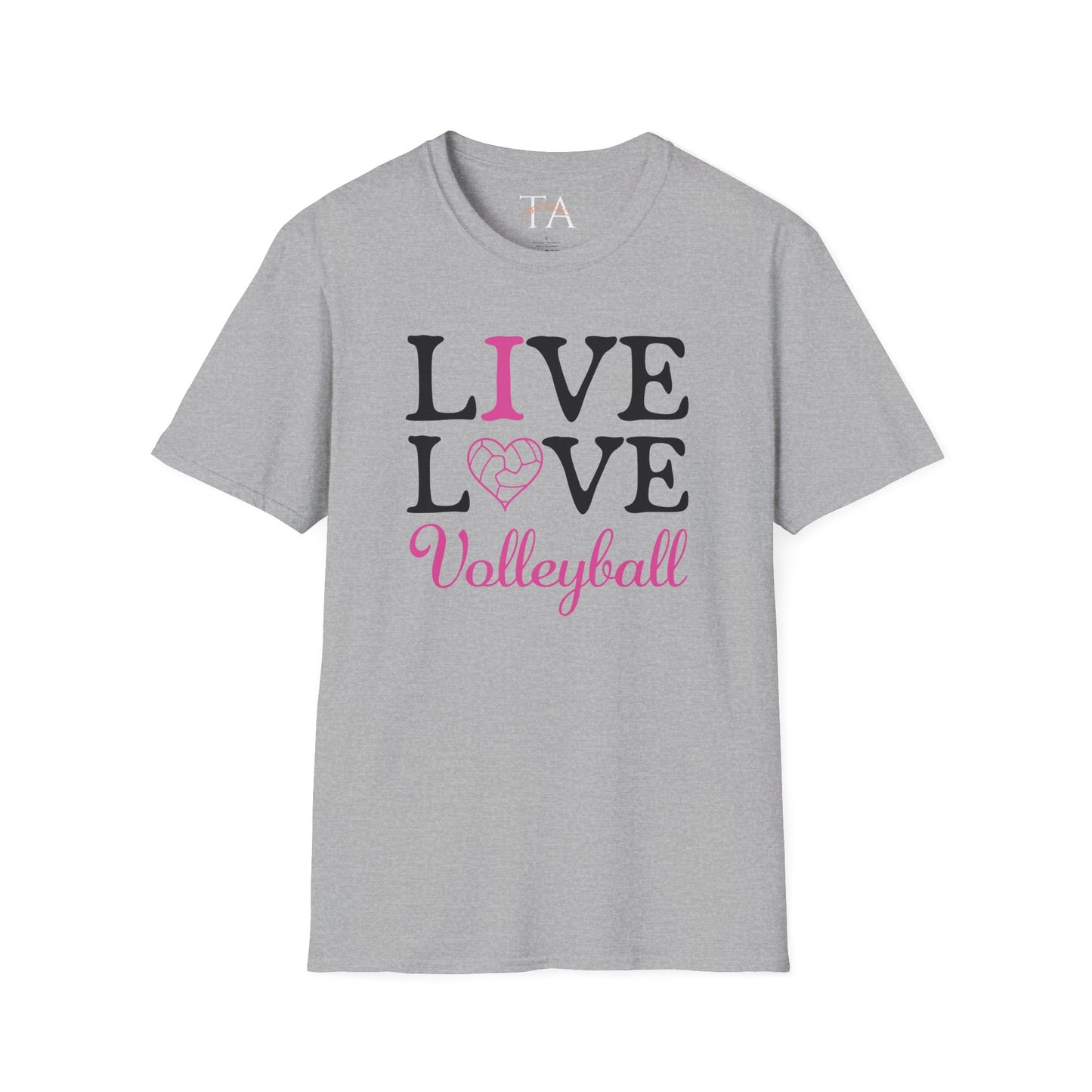 Volleyball T-Shirt - I love Volleyball design